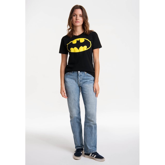 LOGOSHIRT T-Shirt »DC Comics - Batman Logo«, mit lizenziertem Print  bestellen | BAUR