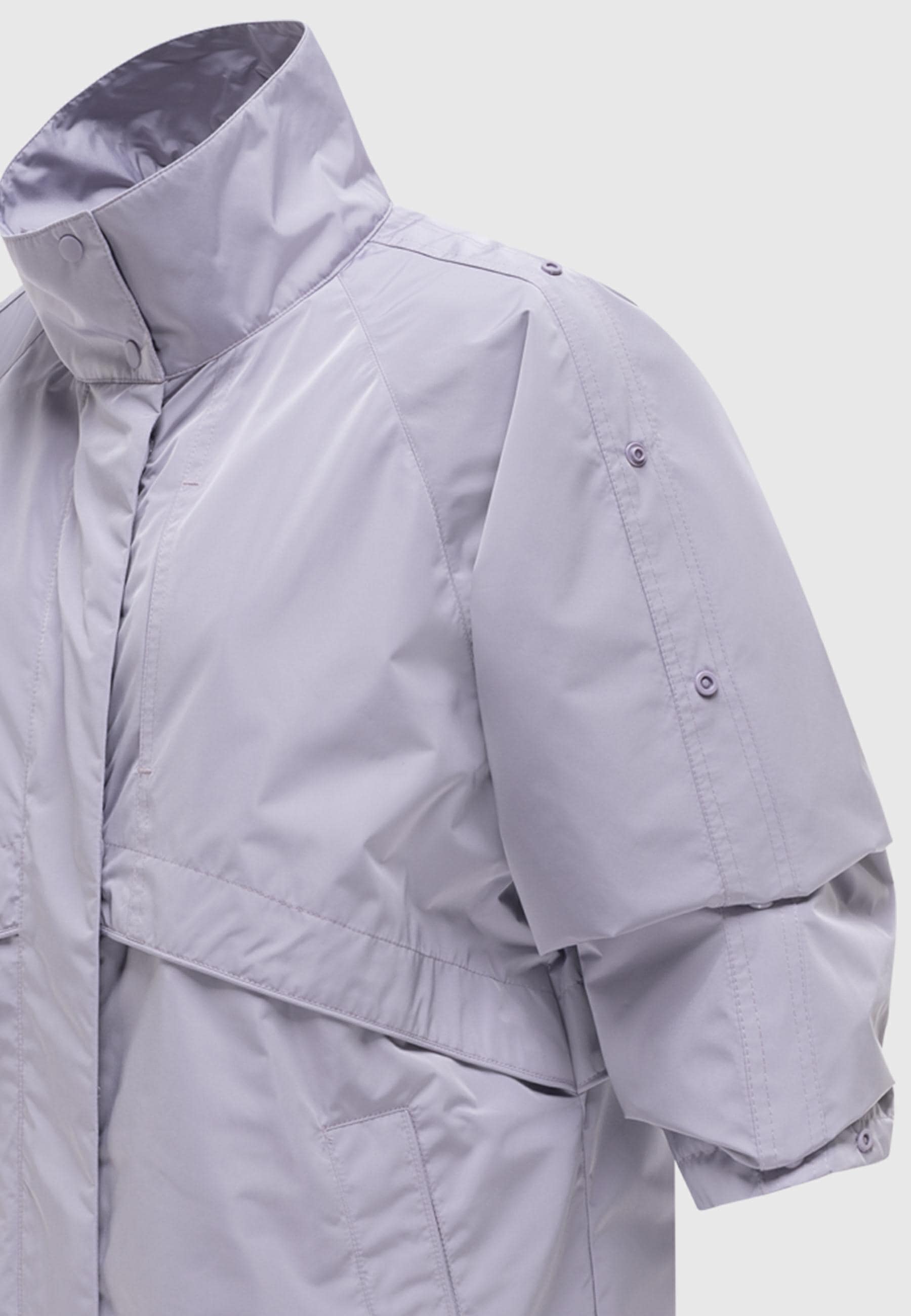Navahoo Langmantel »Zenblüte 14« Modischer oversized Damen Parka mit krempelbaren Ärmeln