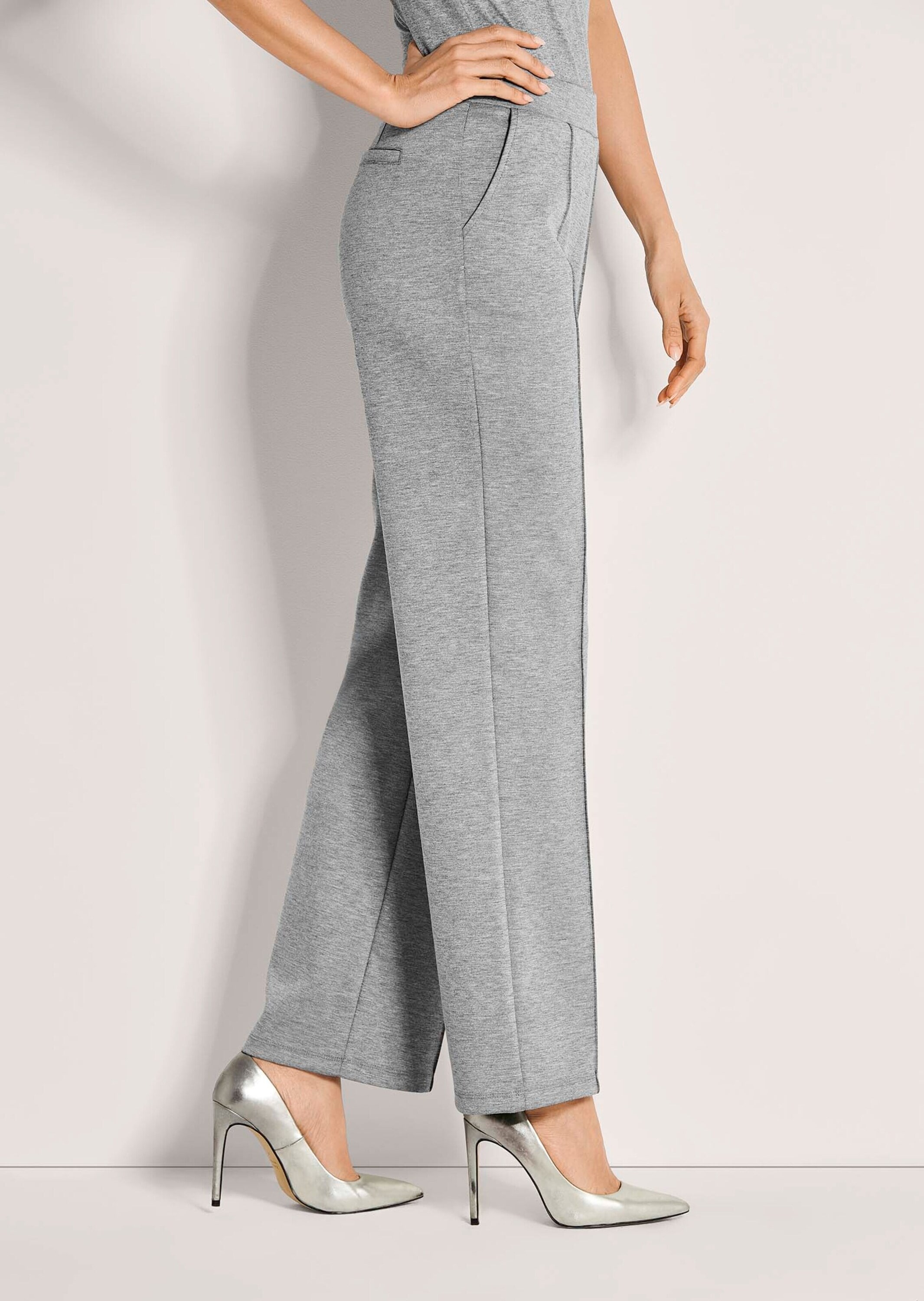 MADELEINE Jerseyhose »Jerseyhose Weite Schlupfhose mit Biesen«