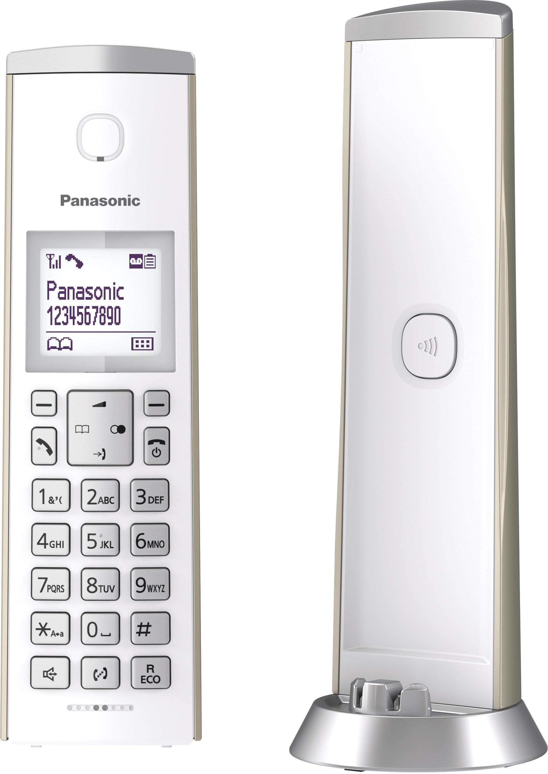 Panasonic Schnurloses DECT-Telefon »KX-TGK220«, (Mobilteile: 1), 4 Wege Navigationstaste