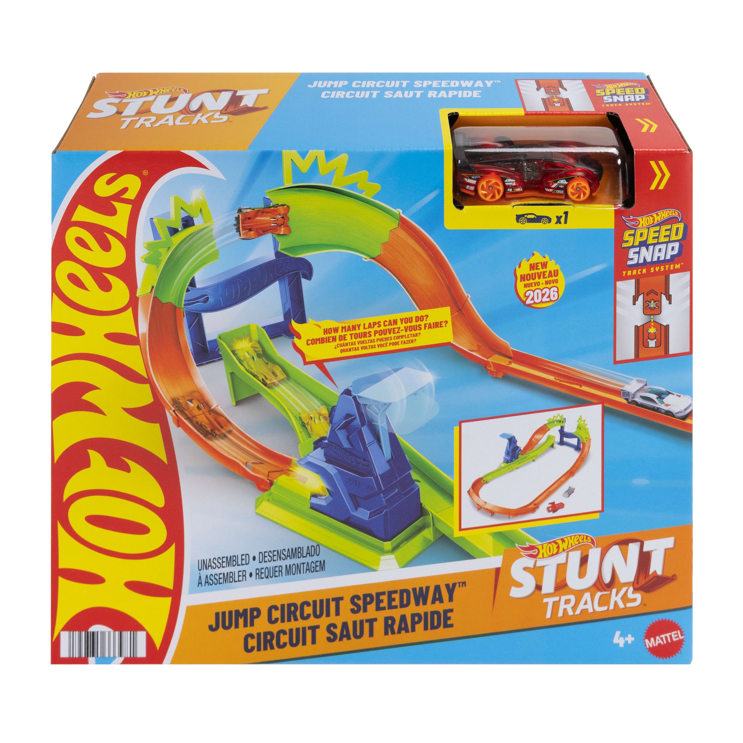 Hot Wheels Autorennbahn »Stunt Tracks, Championship Circut Challenge«