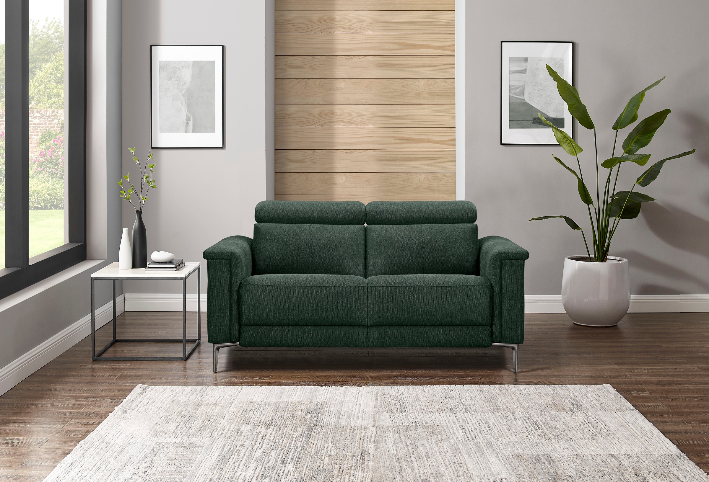 OTTO home 2-Sitzer "Lund, mit Relaxfunktion und Kopfteilverstellung" manuel günstig online kaufen