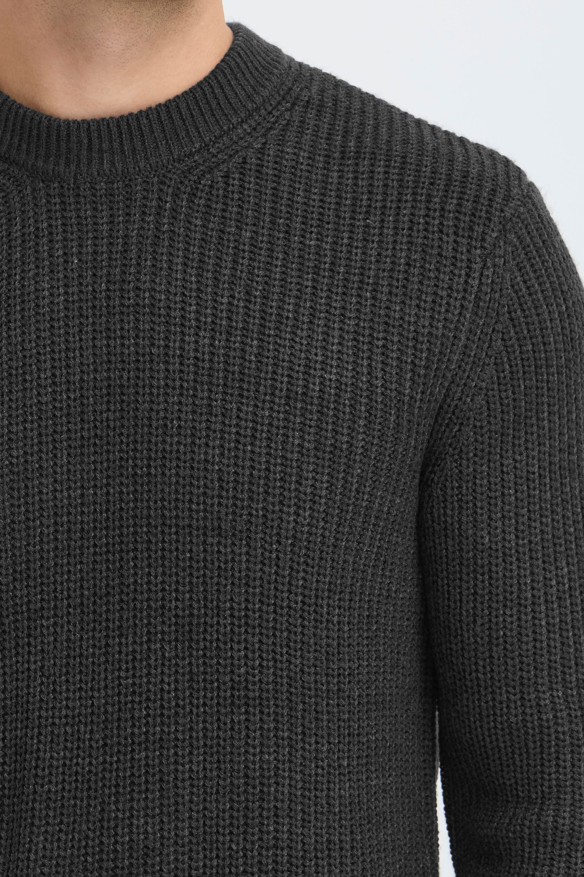 Blend Strickpullover »BHMRibi« Klassischer Grobstrickpullover