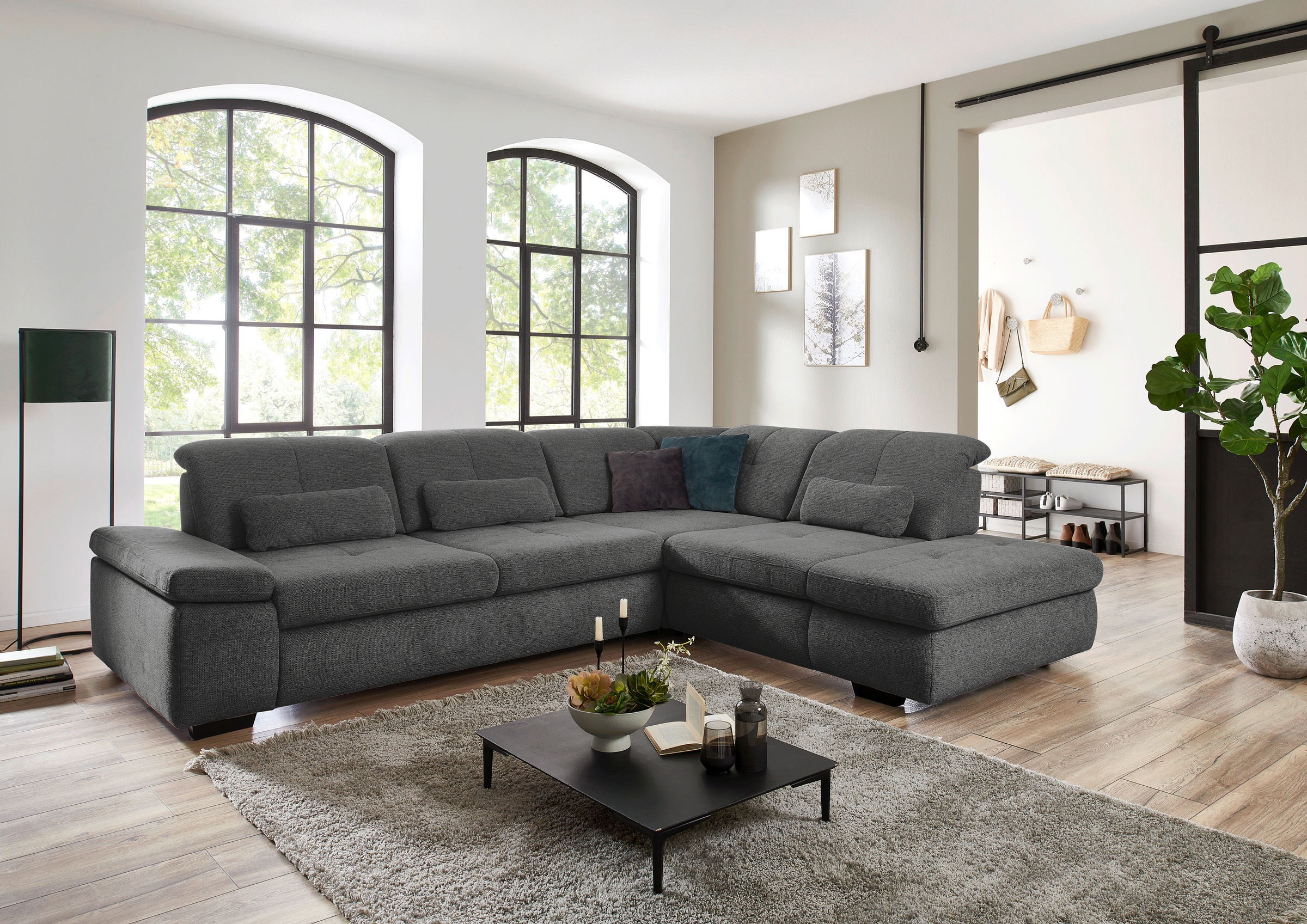 Die PlanBar Ecksofa »MP-IN16012 L-Form« ir Sitztie...