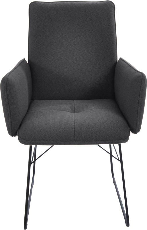 K+W Komfort & Wohnen Armlehnstuhl, 1 St., Flachgewebe Q2 2250, Drahtkufenge günstig online kaufen