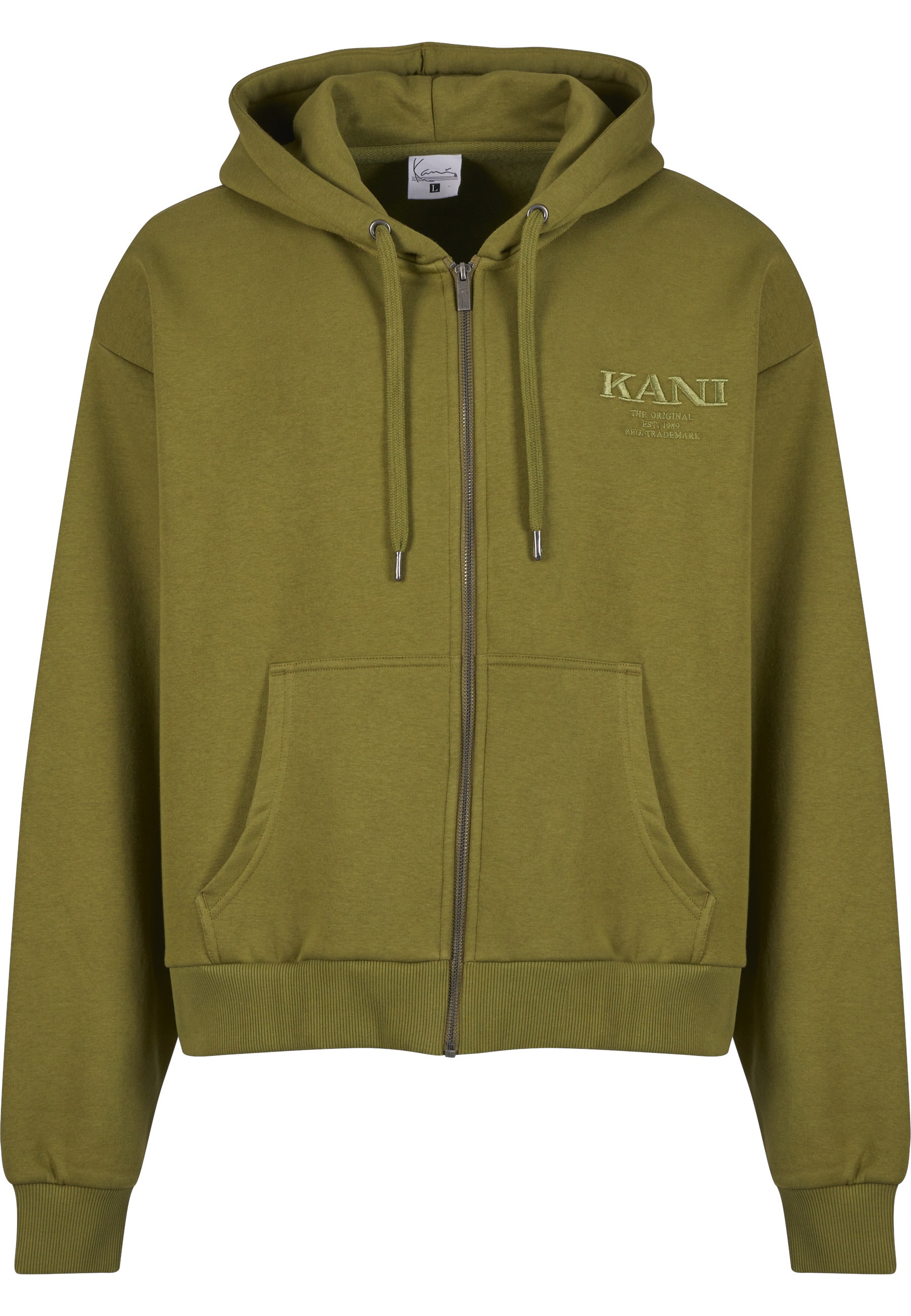 Karl Kani Sweatjacke "Karl Kani Karl Kani Retro Rhinestone Boxy Full Zip Hoodie"