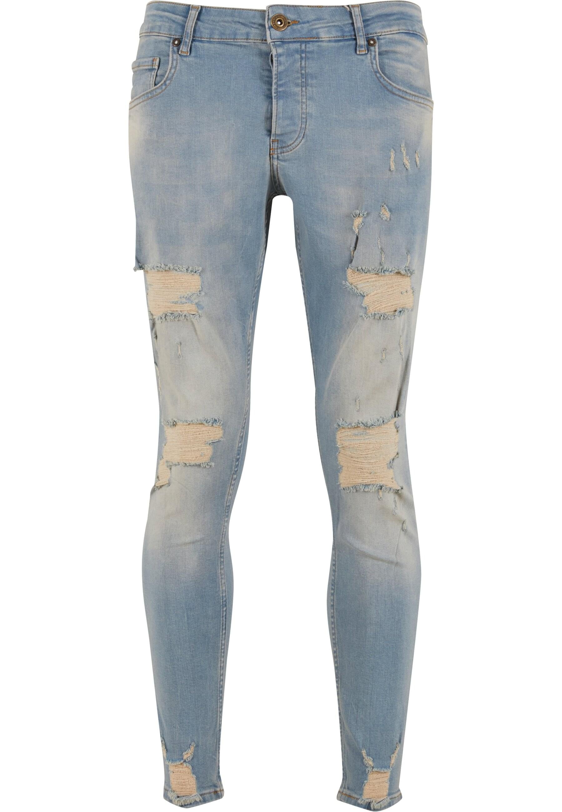 2Y Studios Bequeme Jeans "2Y Studios Herren 2Y Destroyed Cropped Skinny Fit günstig online kaufen