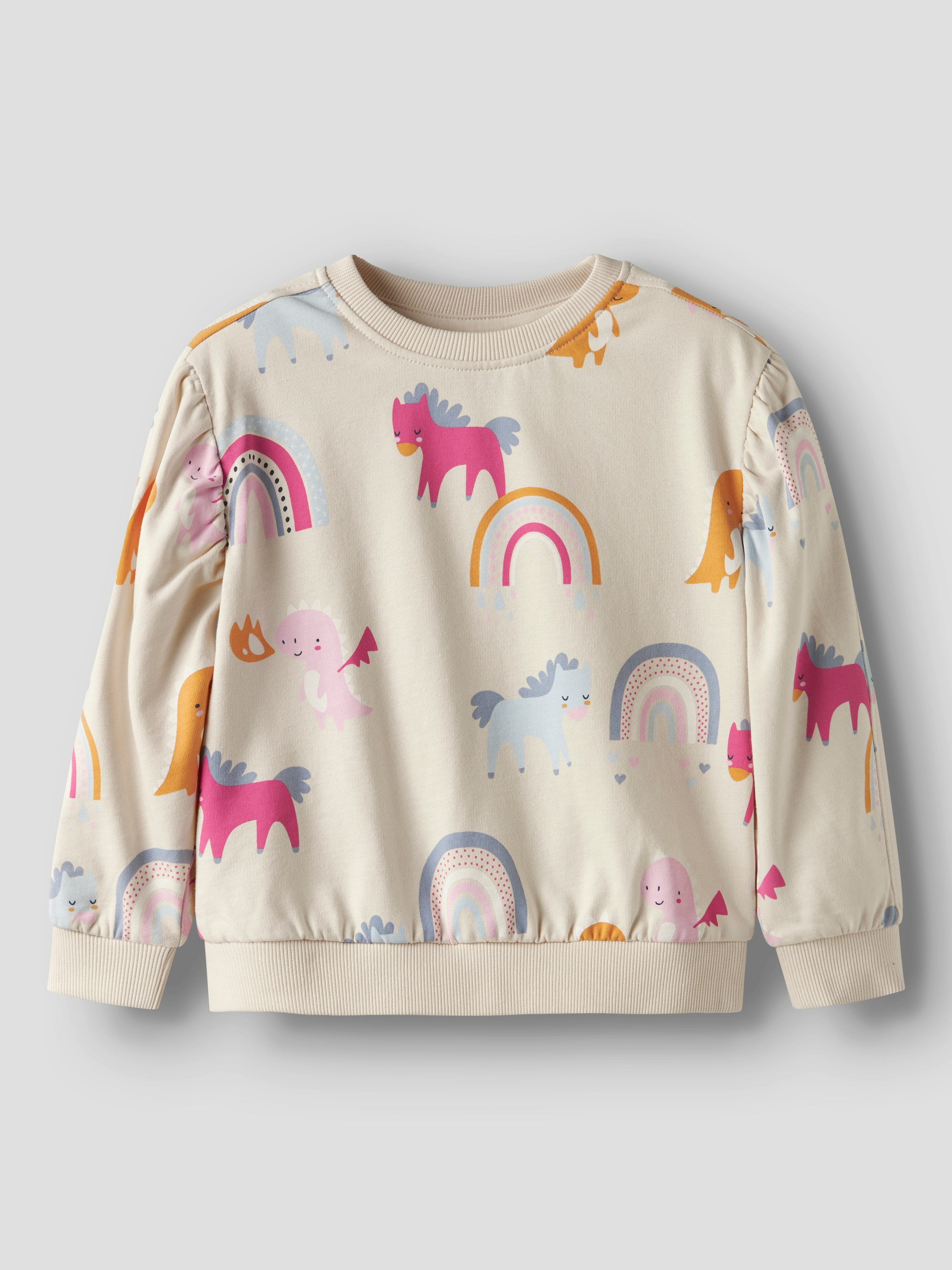 Name It Sweatshirt »NMFNULA LS NREG SWEAT BRU PB«