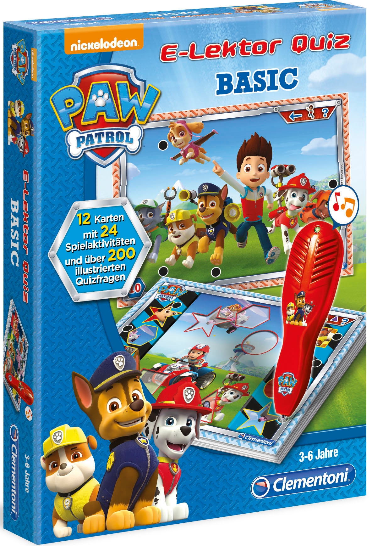 Clementoni® Spiel »E-Lektor Quiz Basic PAW Patrol«, Made in Europe; FSC® - schützt Wald - weltweit