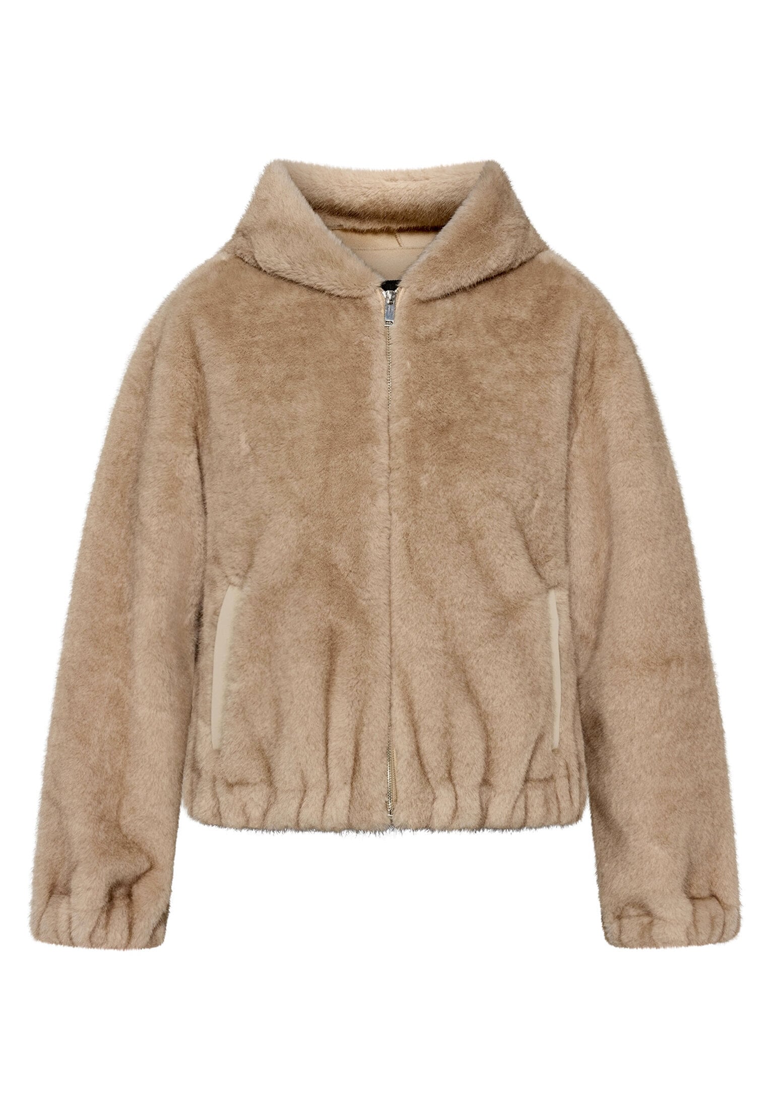 Gil Bret Plüschjacke »Damen mit Kapuze« mit Kapuze