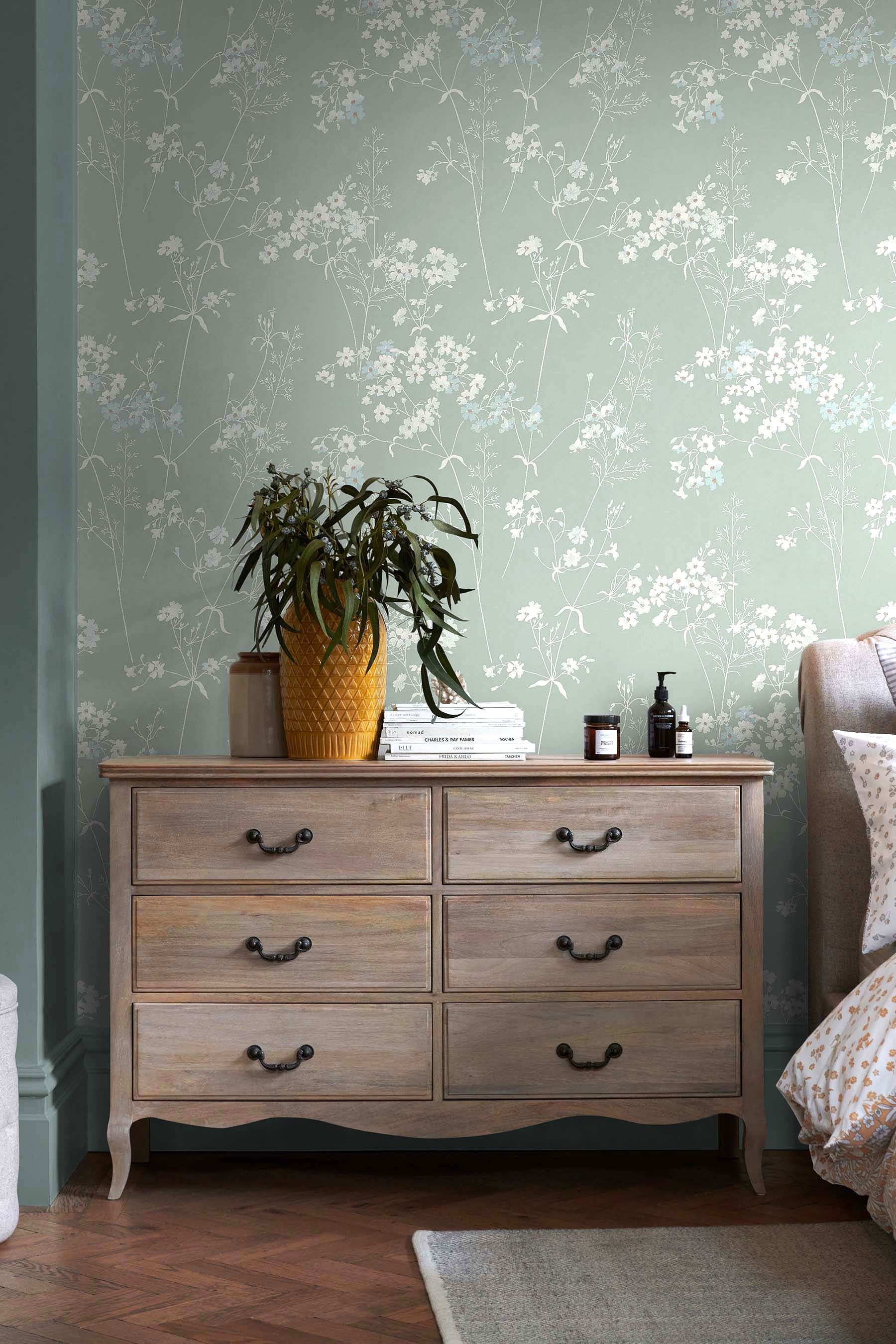 Next Vliestapete "Leaf Vliestapete 10mx52cm" Floral Glatt
