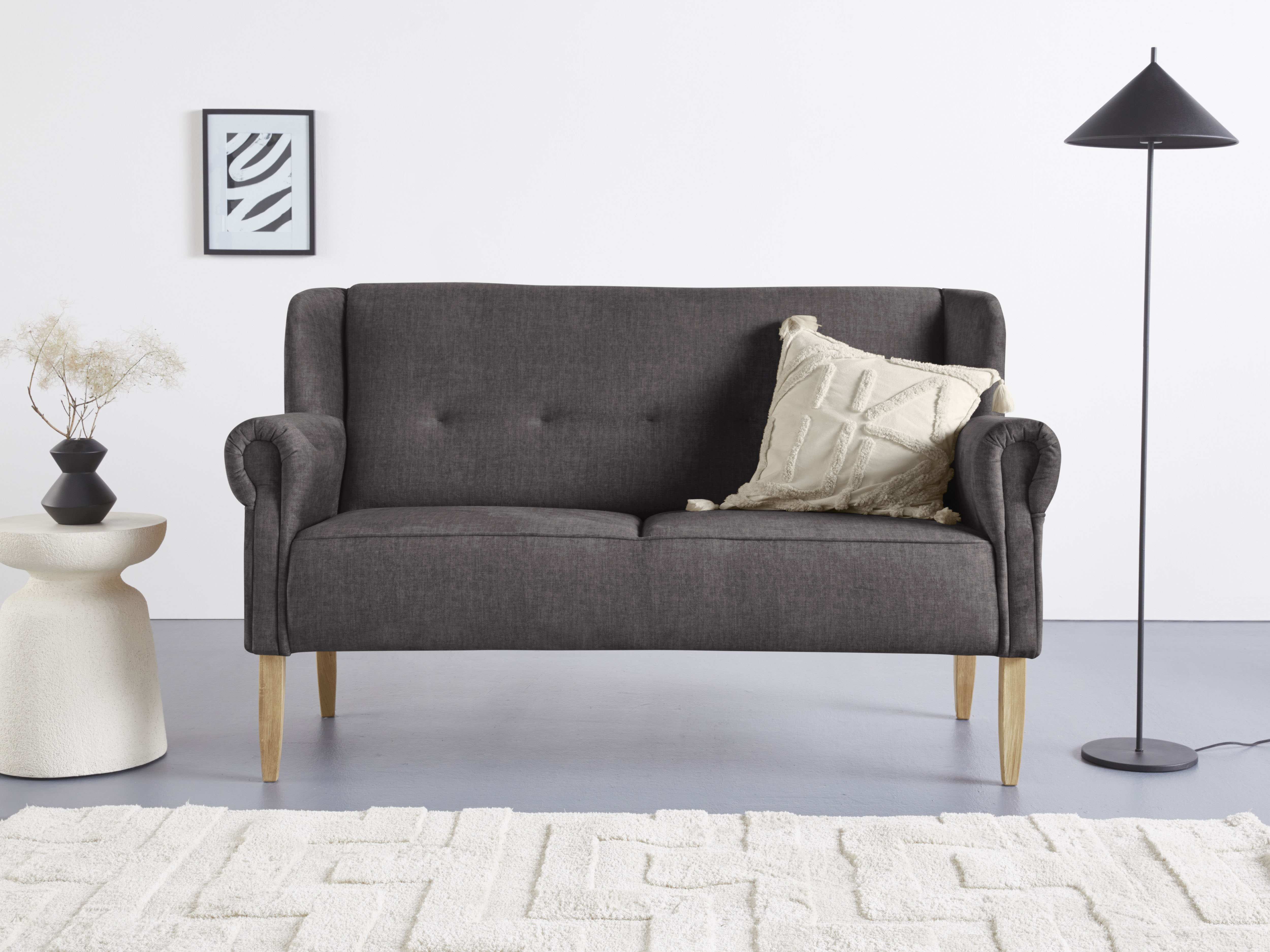 Home affaire Küchensofa "Moro Couch mit Federkern, bequem, Breite" in verschiedenen Stoffe und Farben