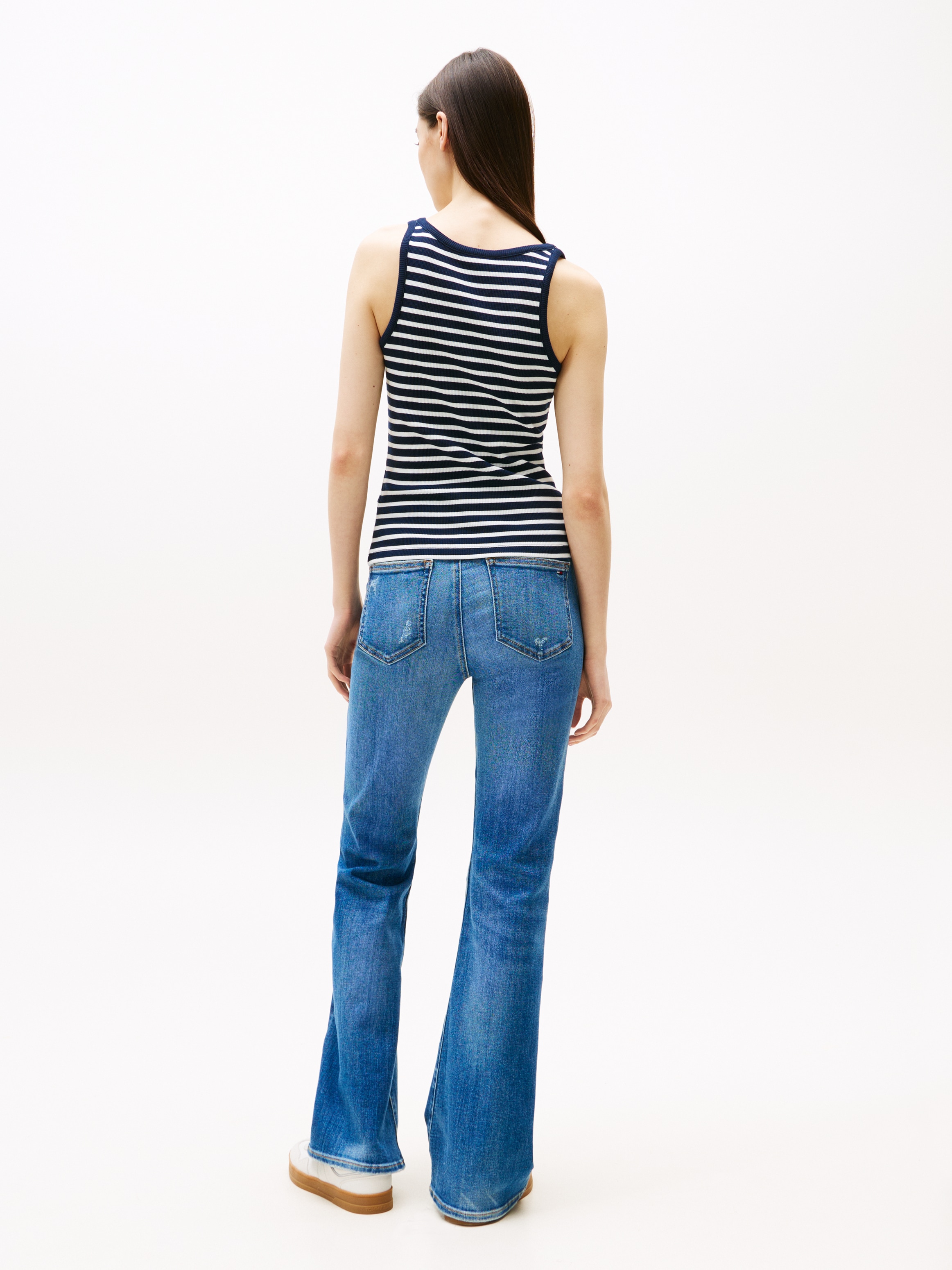 Tommy Jeans T-Shirt »TJW SLIM HENLEY WAFFLE TANK«