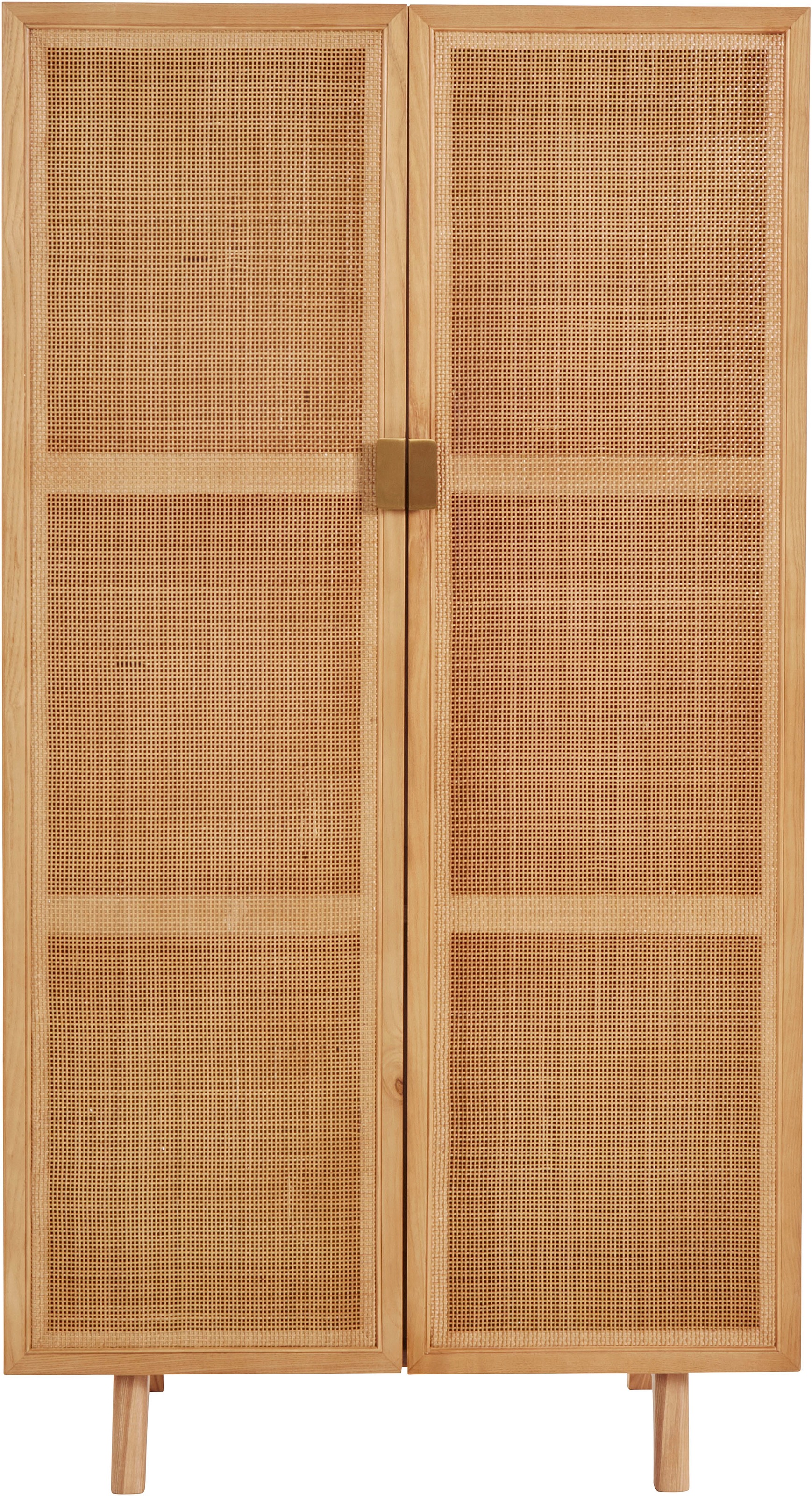 Thumbnail - LeGer Home by Lena Gercke Highboard "Lina, TOPSELLER", (Schrank, Kommode, Melaminoberfläche), Mit Rattan Einsatz, 3 Inne...