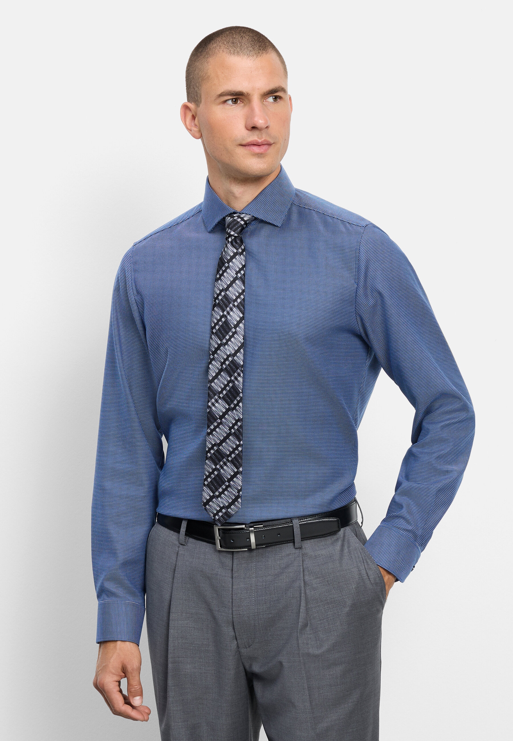 OLYMP Businesshemd "OLYMP Level Five, Body Fit, Royal Kent"