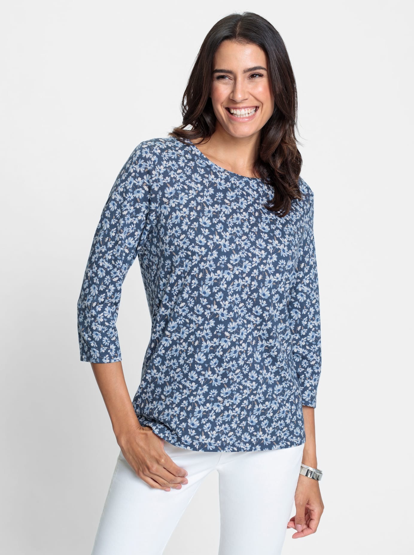 Inspirationen Print-Shirt "Rundhals-Shirt" 1 Stk. tlg. günstig online kaufen