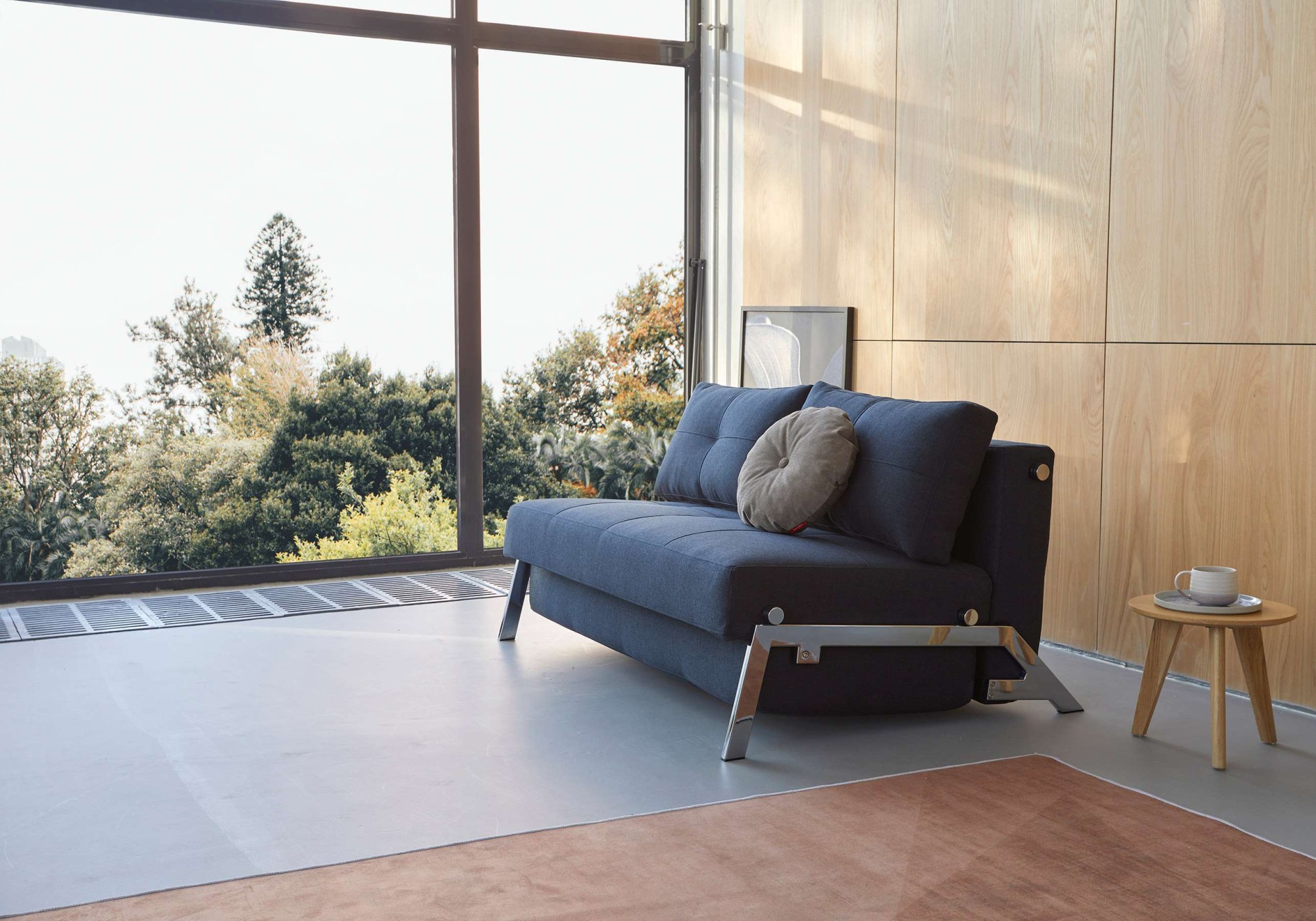 INNOVATION LIVING ™ Schlafsofa »Cubed Klappsofa, hochwertige Schlaffunktion, Design und extra Komfort«, Frontauszug, sehr platzsparend, abgewinkelt Sitzen, waagerecht liegen