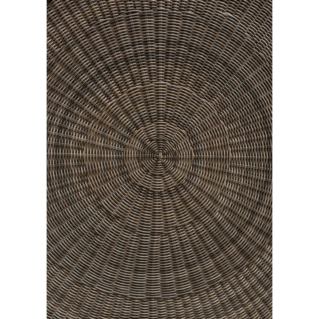 Destiny Garten-Essgruppe »MALAGA LUNA«, (Set, 19 tlg.), Polyrattan, 6 Sessel +Tisch Ø 150x75cm, inkl. Auflagen