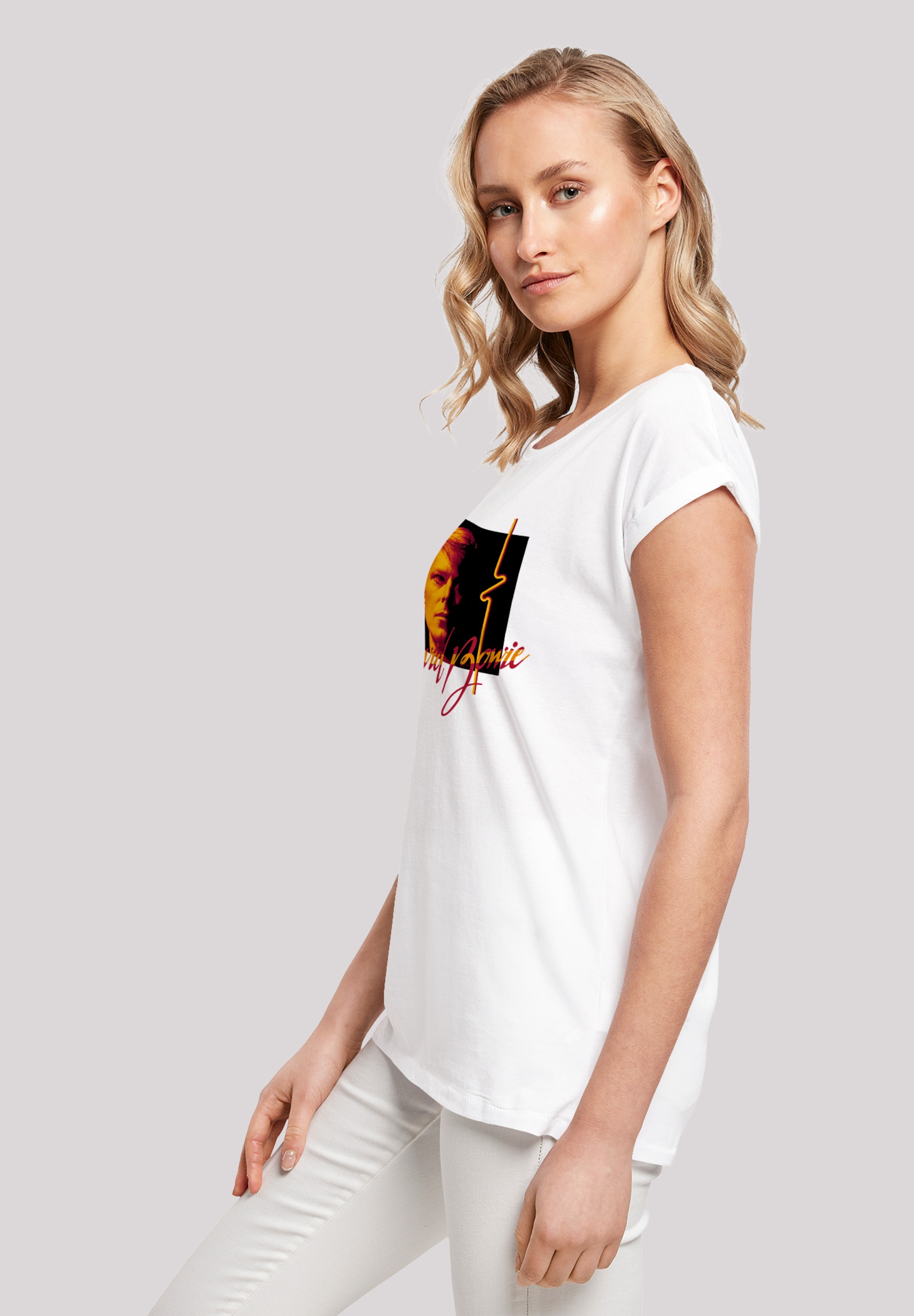 F4NT4STIC T-Shirt »David Bowie Photo Angle 90s'«, Print