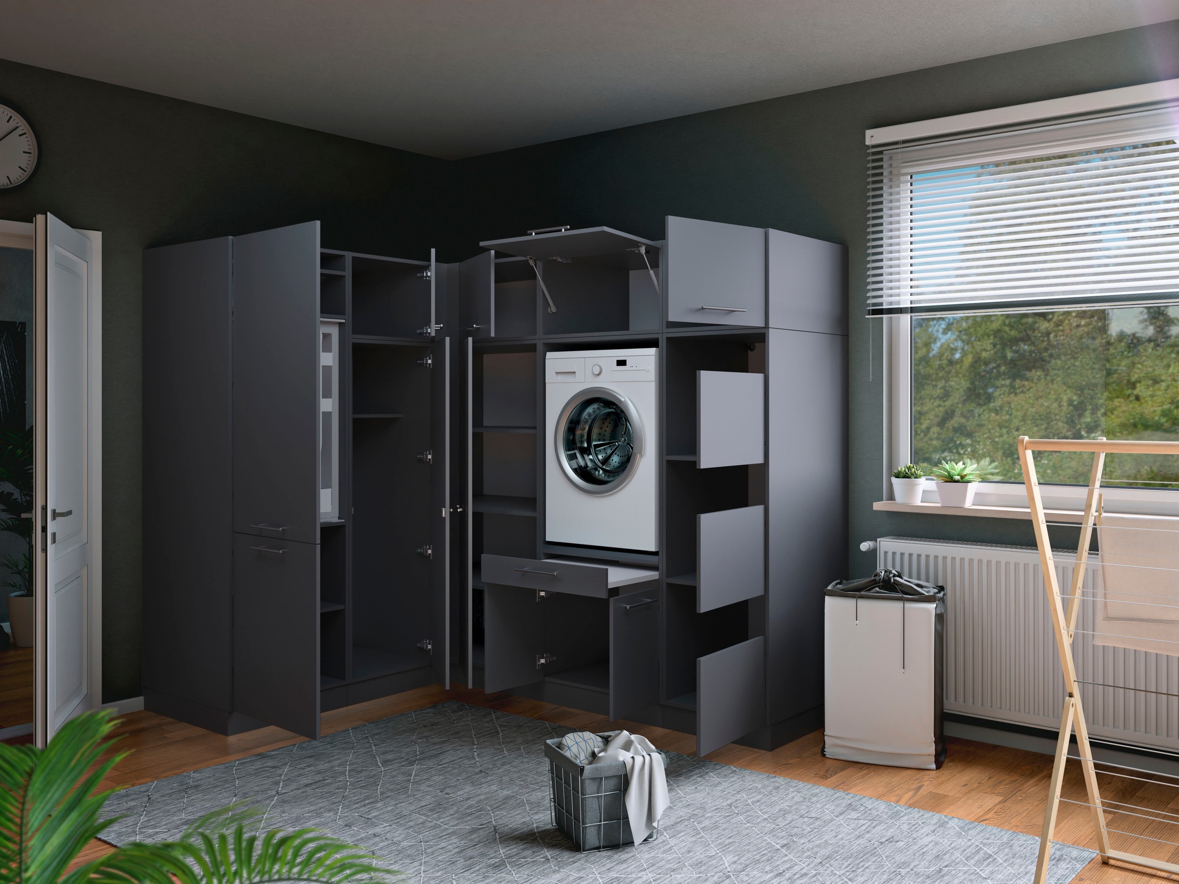 Laundreezy Mehrzweckschrank-Set "Laundreezy, 9-tlg. Mehrzweckschrank-Set B/ günstig online kaufen