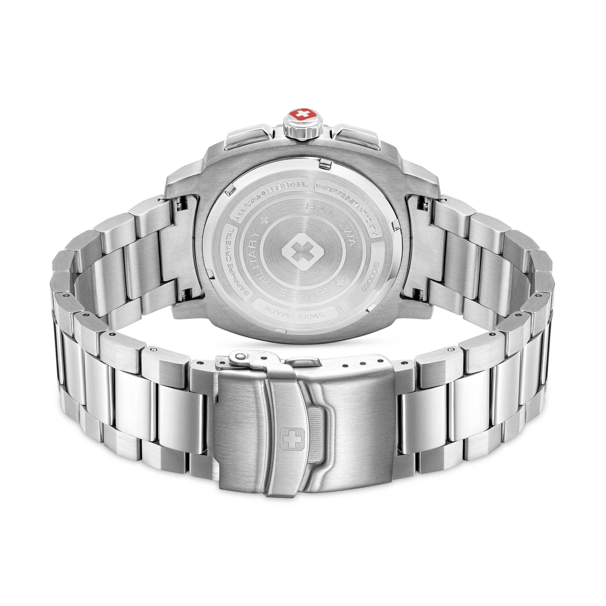 Swiss Military Hanowa Chronograph »Speedwell« Quarzuhr, Armbanduhr, Herrenuhr, Swiss Made, Edelstahlarmband, analog
