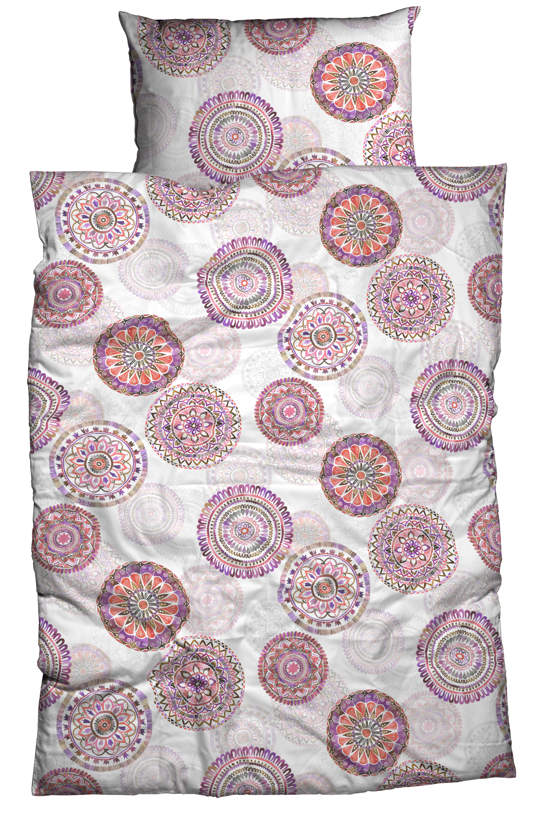 CASATEX Bettwäsche "Rozette" 2 Stk. verschiedene Mandalas, modernes Design günstig online kaufen