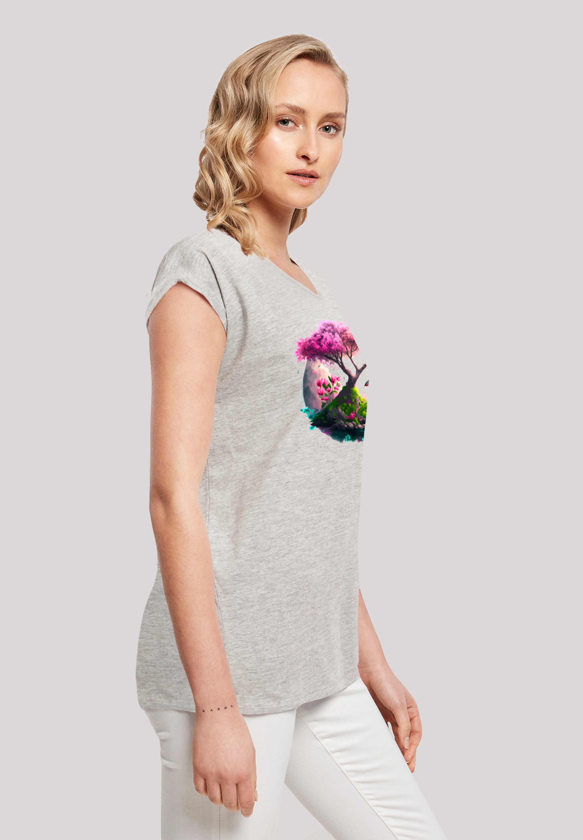 T-Shirt | F4NT4STIC BAUR online Print Baum«, »Kirschblüten bestellen