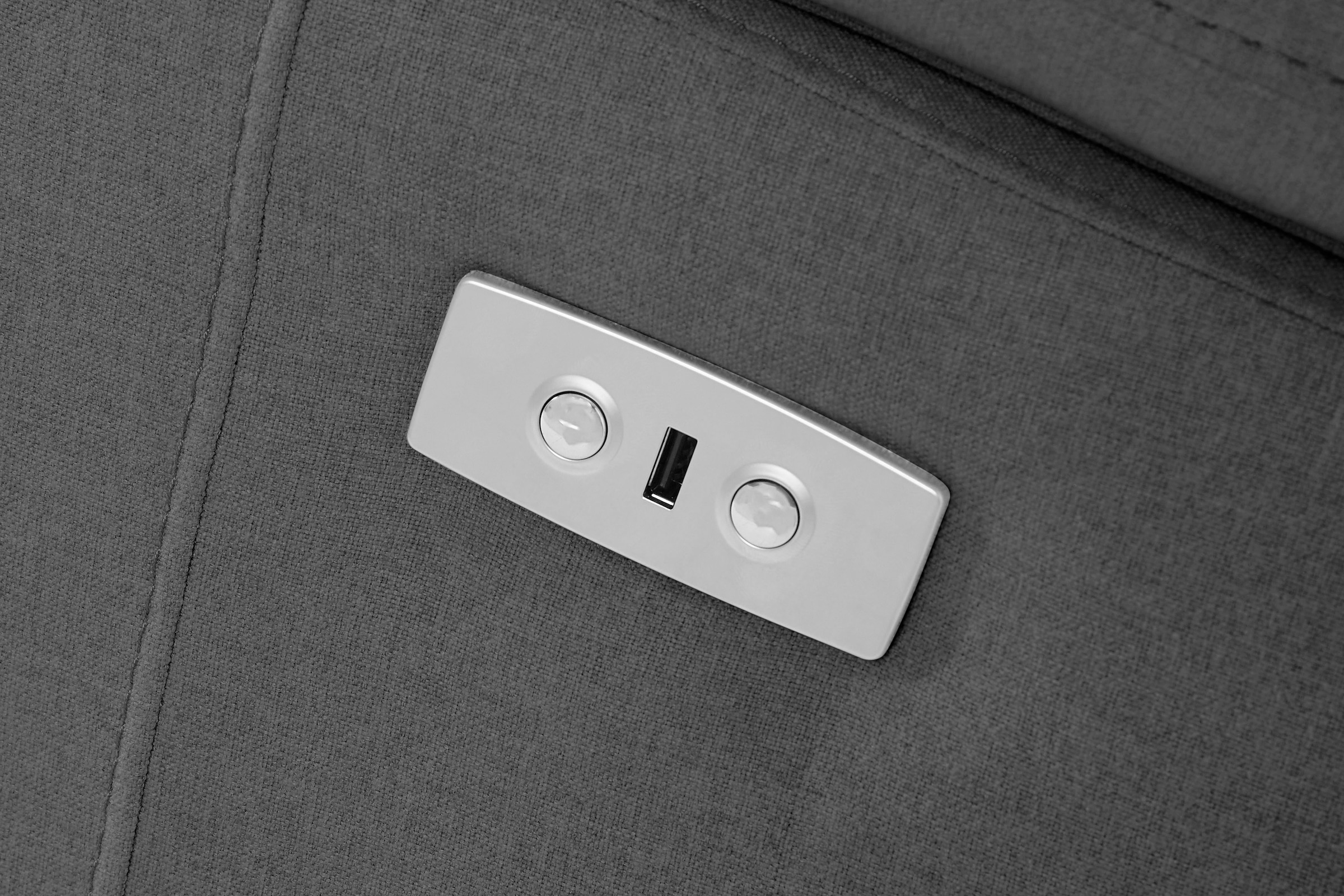 Places of Style Ecksofa »Kilado, L-Form,«, mit Relaxfunktion, verstellbarer Armlehne, Kopfteilverstellung