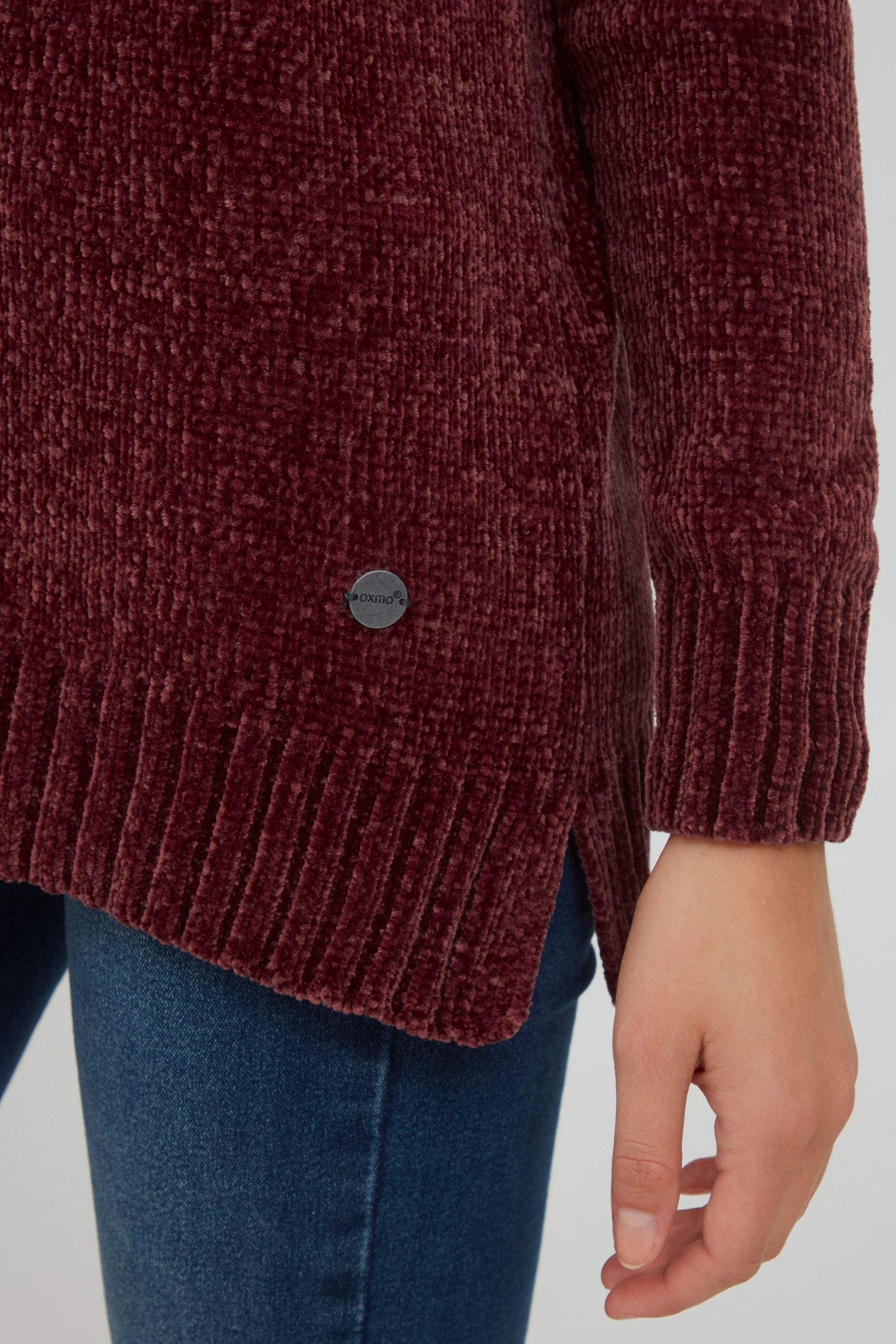 OXMO Strickfleece-Pullover »Strickpullover OXElvina«
