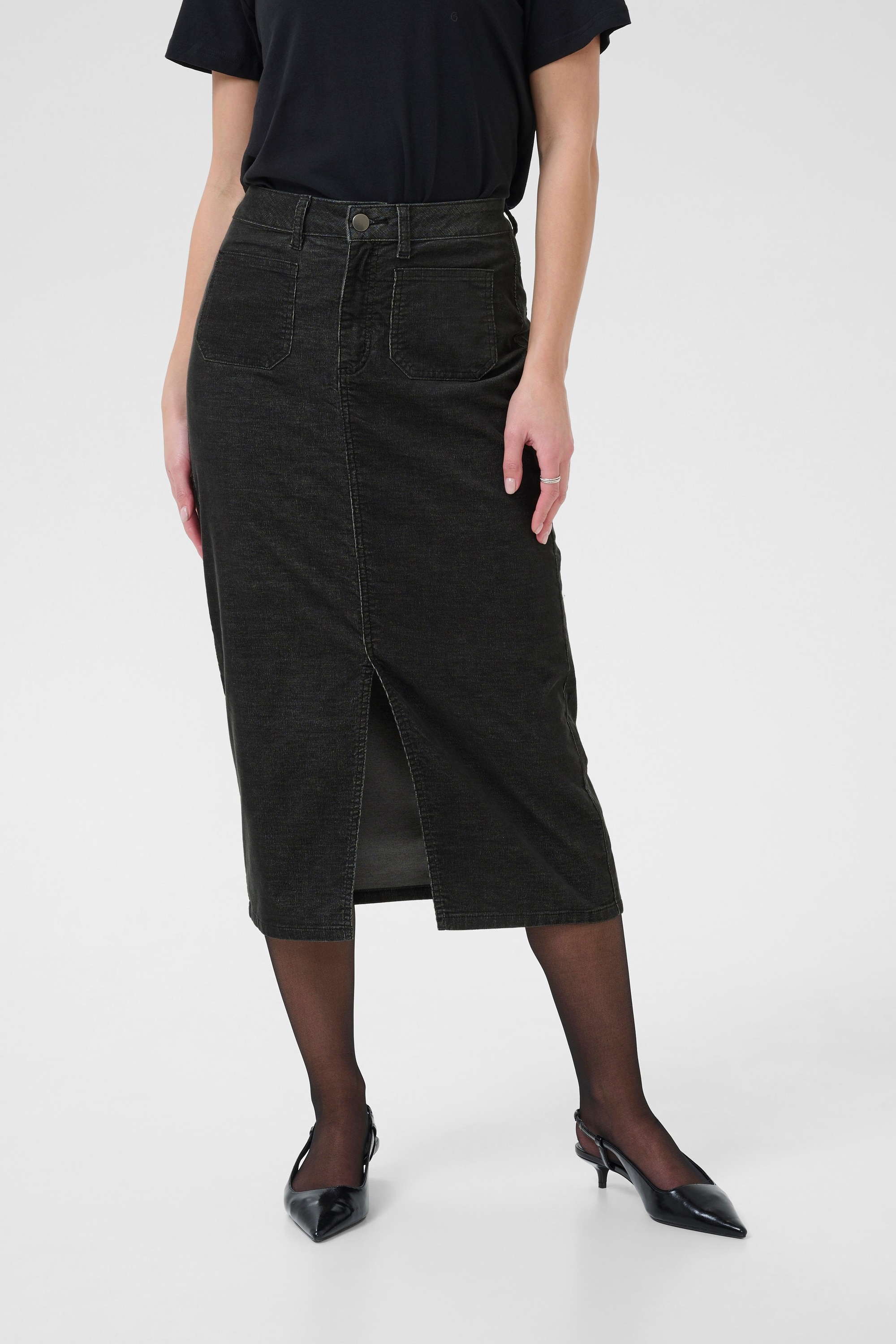 KAFFE Midirock »Damen Rock KAmolly«