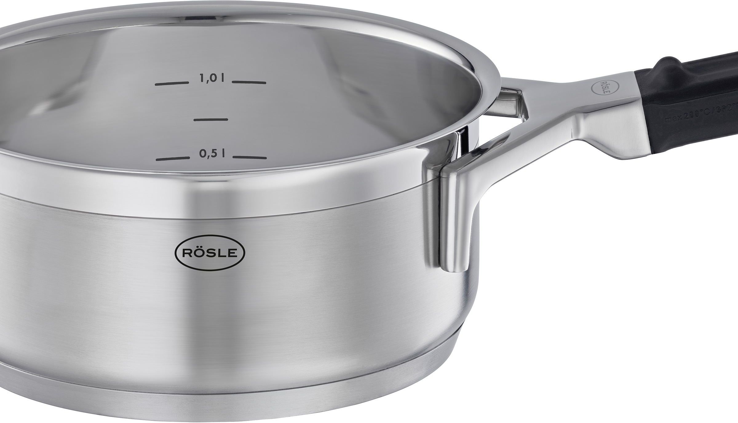 RÖSLE Kasserolle "SILENCE PRO" 1 Stk. tlg. Edelstahl 18/10 günstig online kaufen