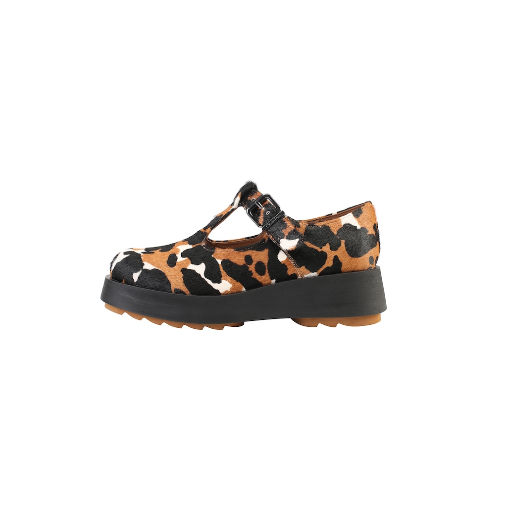 Schuhe Sandalen ekonika Sandale, mit modischem Animal-Print mehrfarbig