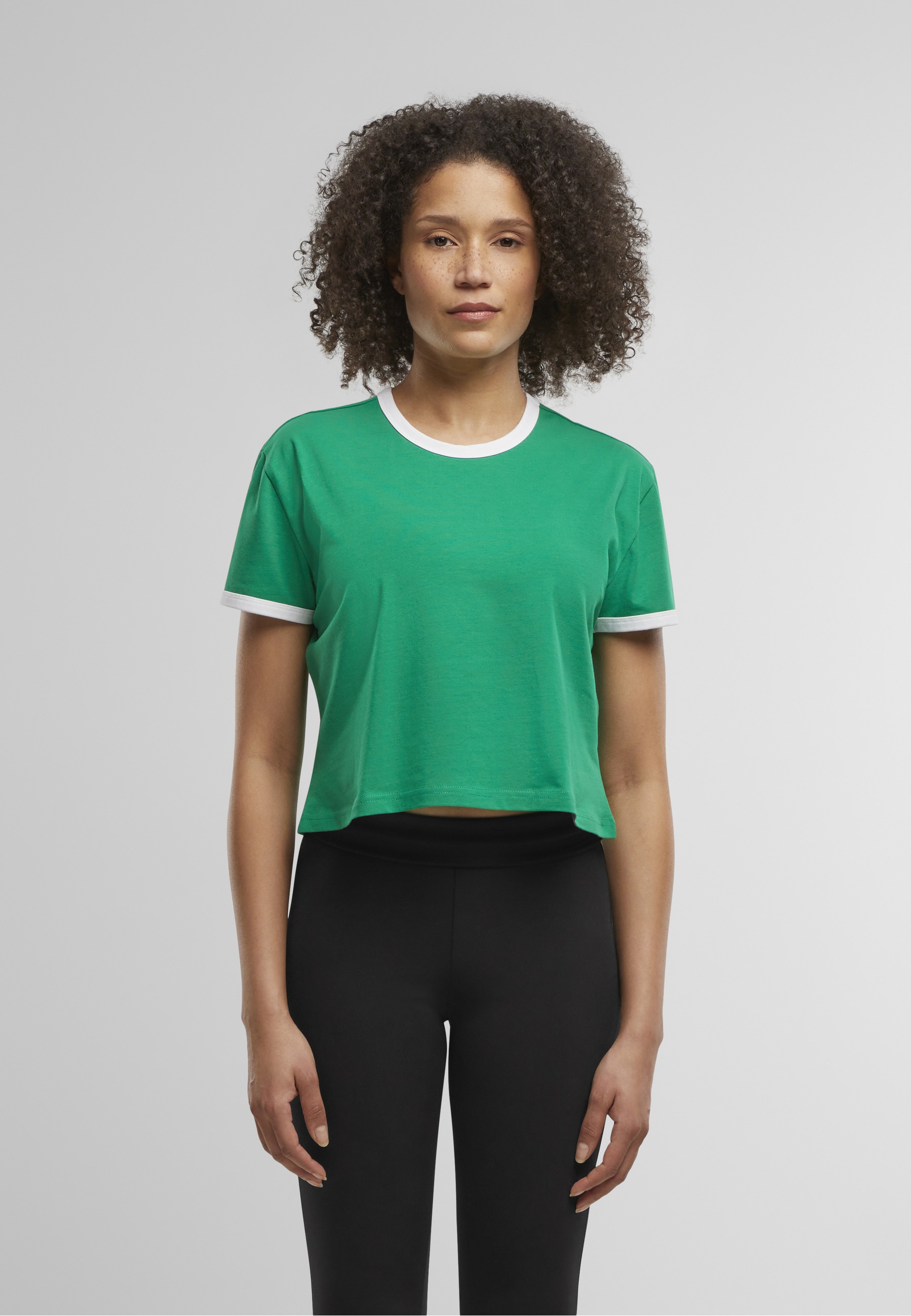 URBAN CLASSICS T-Shirt »Urban Classics Ladies Contrast Retro T-Shirt« 1 Stk.