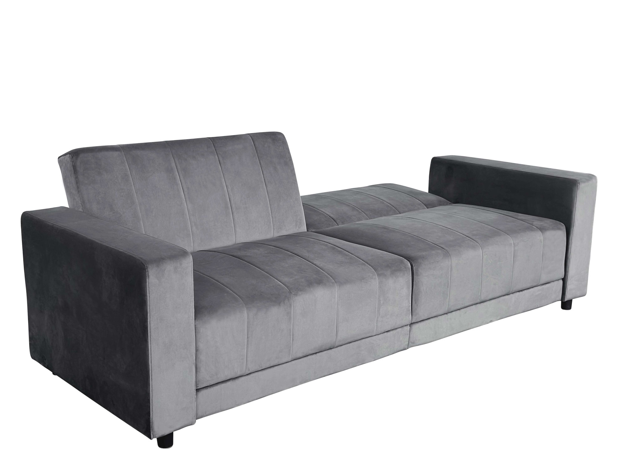 Dorel Home 3-Sitzer »Allie II Schlafsofa 225 cm«, Bett-Funktion (108/190cm), Rückenlehne 2-teilig, mit Steppung
