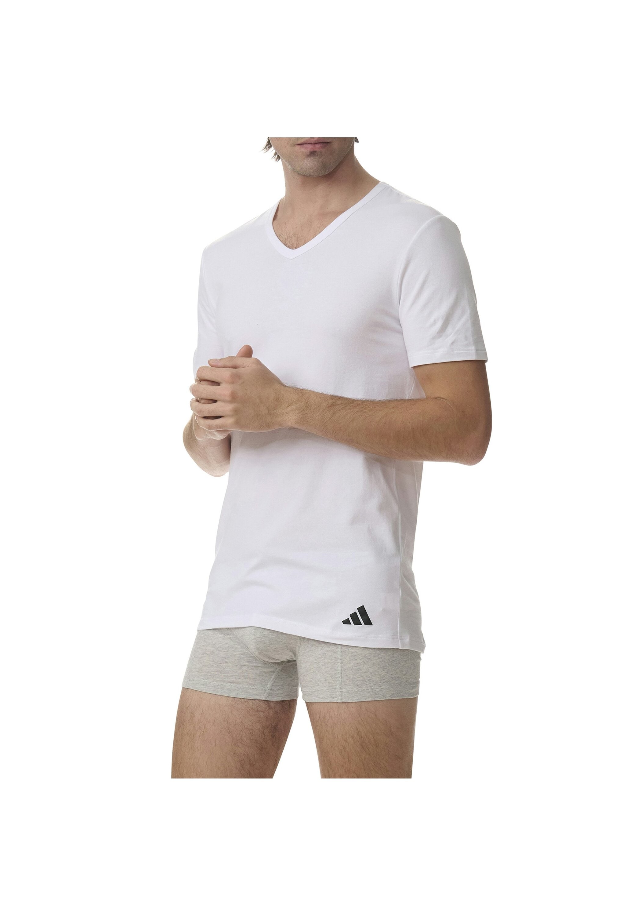 adidas Originals T-Shirt »T-Shirt V-Neck Shirt Active Flex Cotton 2er Pack«