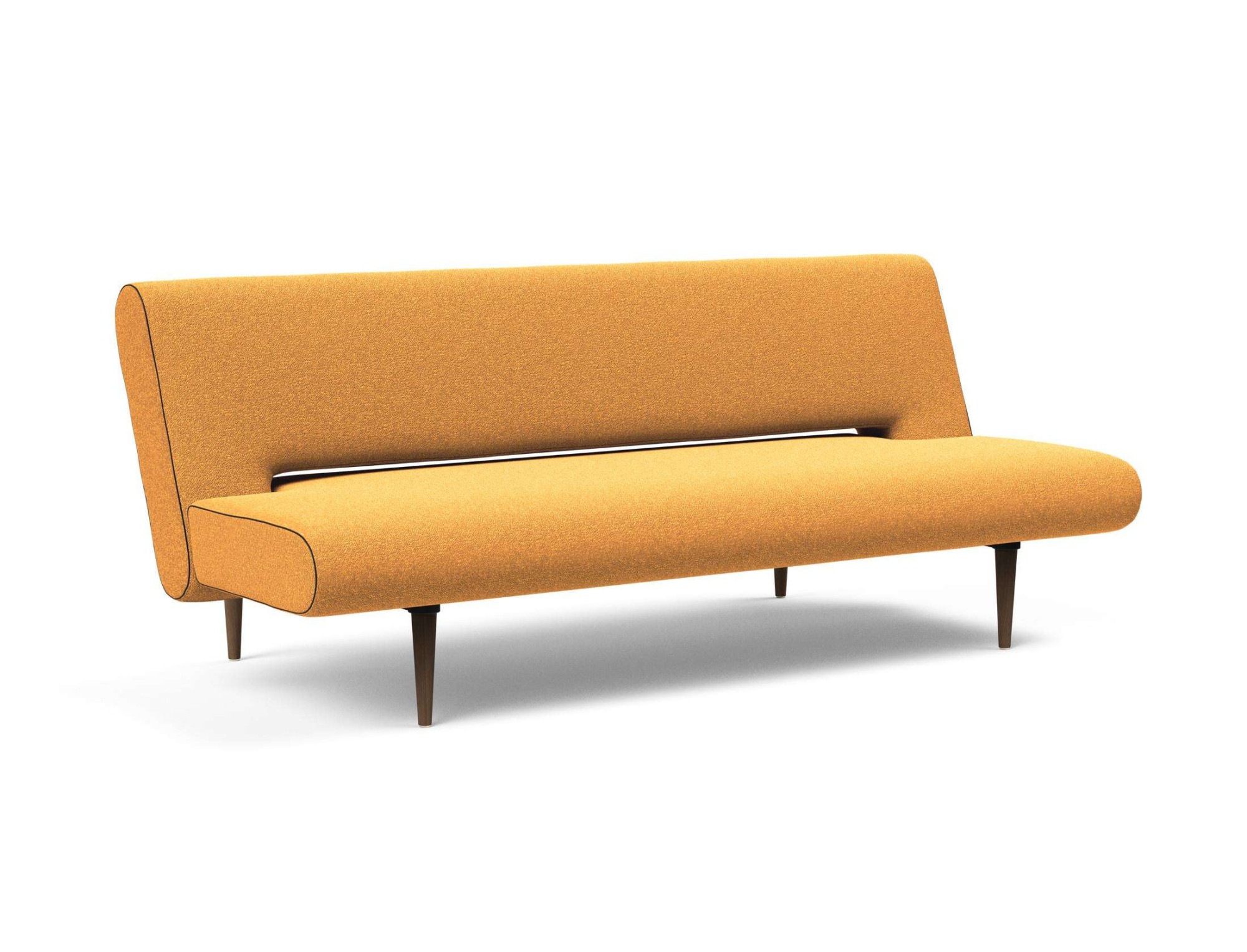 INNOVATION LIVING ™ Schlafsofa »Unfurl Bettsofa, super Strukturstoff, Gästebett, Breite 200cm« 3-stufig klappbar, Teddy Stoff, Braun, als Dauerschläfer geeignet