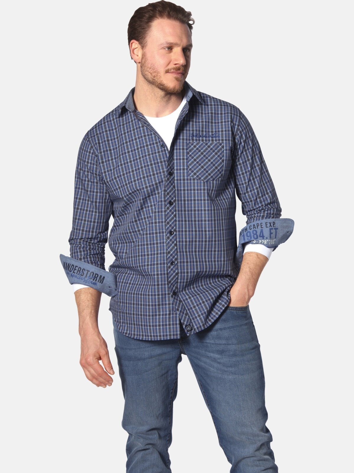 Jan Vanderstorm Langarmhemd "Hemd BJORNMAN" günstig online kaufen