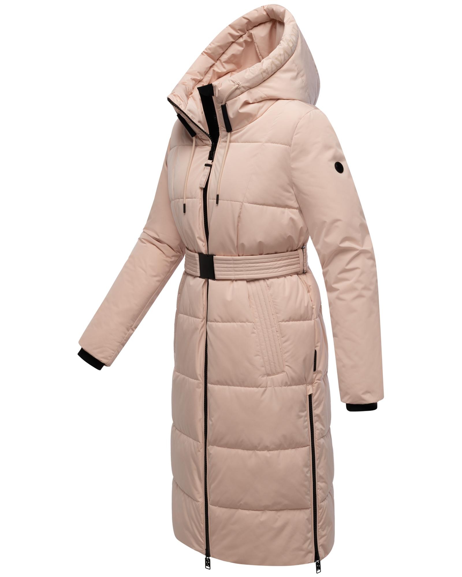 Navahoo Steppmantel "Herbstnebel 14" langer Damen Wintermantel mit Tailleng günstig online kaufen