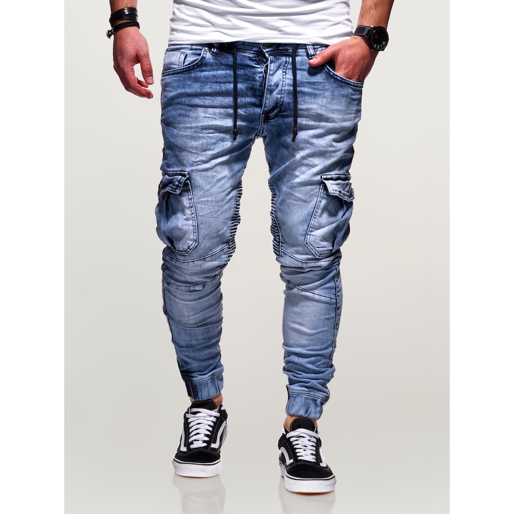 behype Slim-fit-Jeans »BILLY«