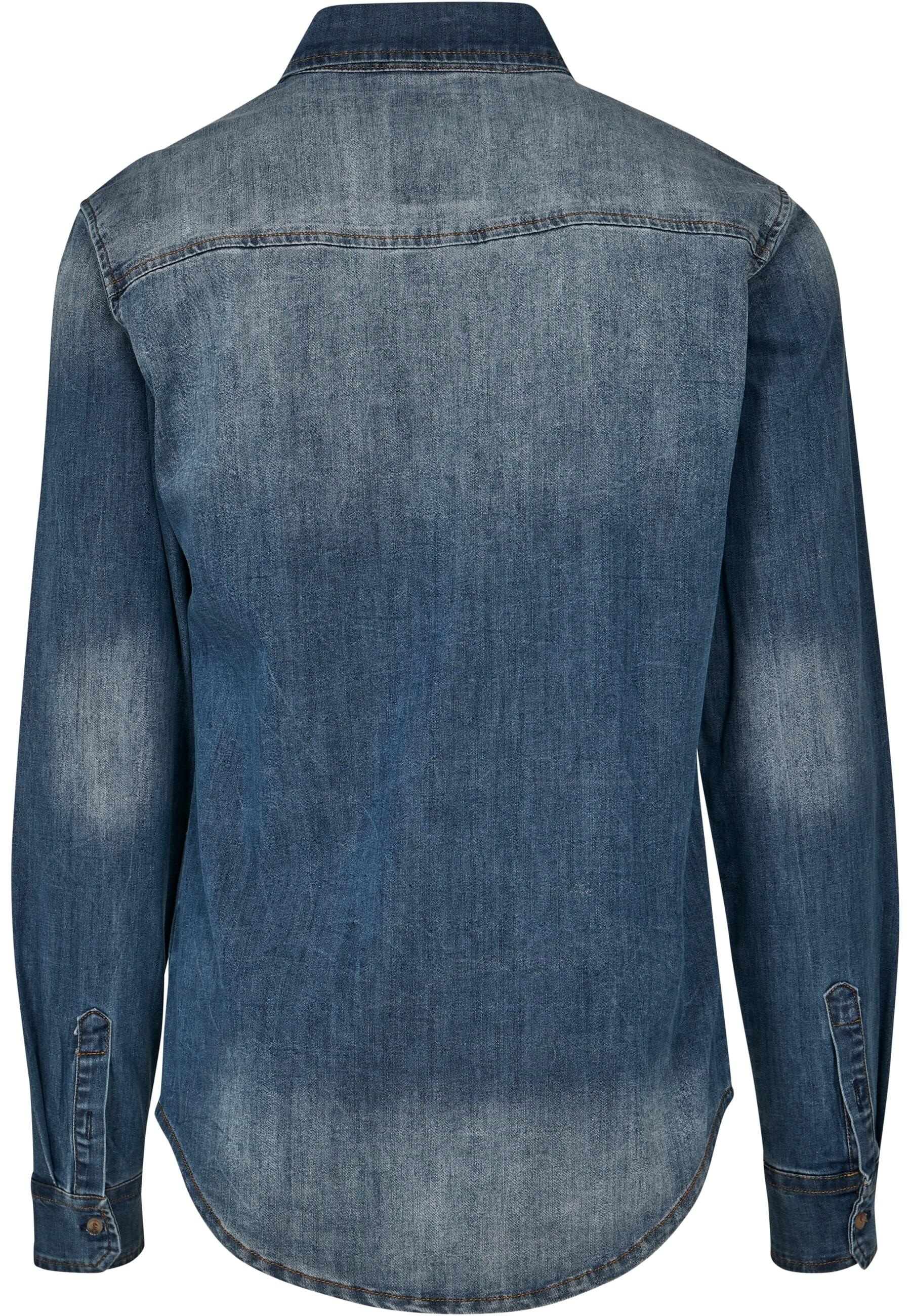 Brandit Langarmhemd »Brandit Herren Riley Denim Shirt«, (1 tlg.)
