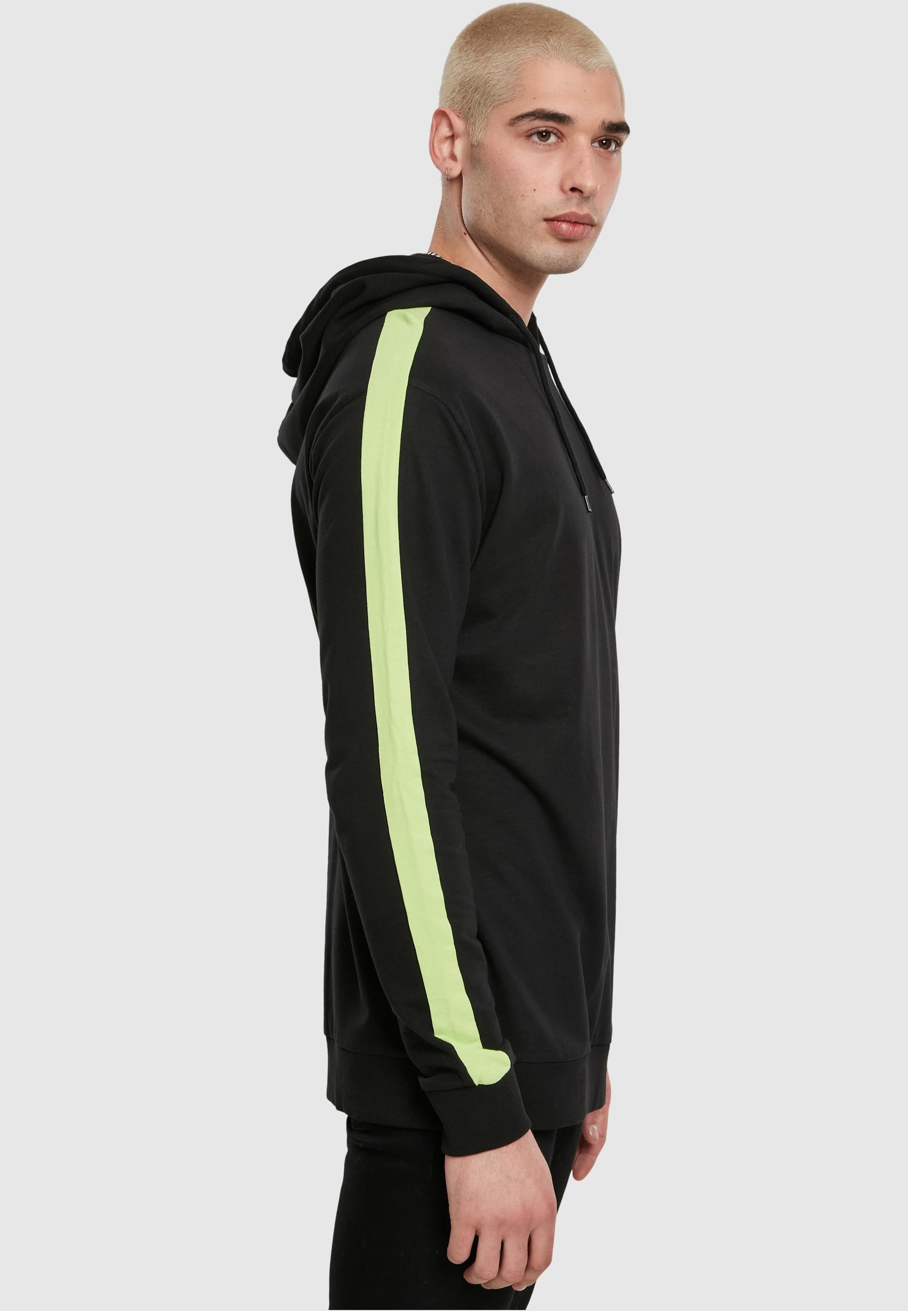 URBAN CLASSICS Sweatshirt »Urban Classics Herren Neon Striped Hoody«, (1 tlg.)