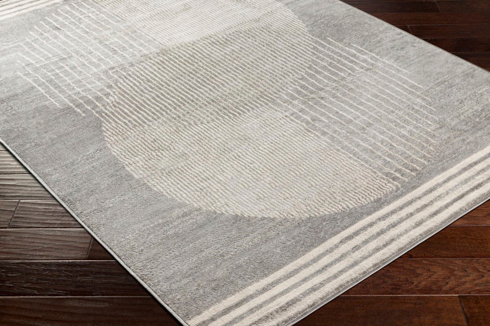 Teppich LIVABLISS "MONTEVIDEO", grau, B:200cm H:10mm L:275cm, Kunstfaser, Teppiche, Teppich 3