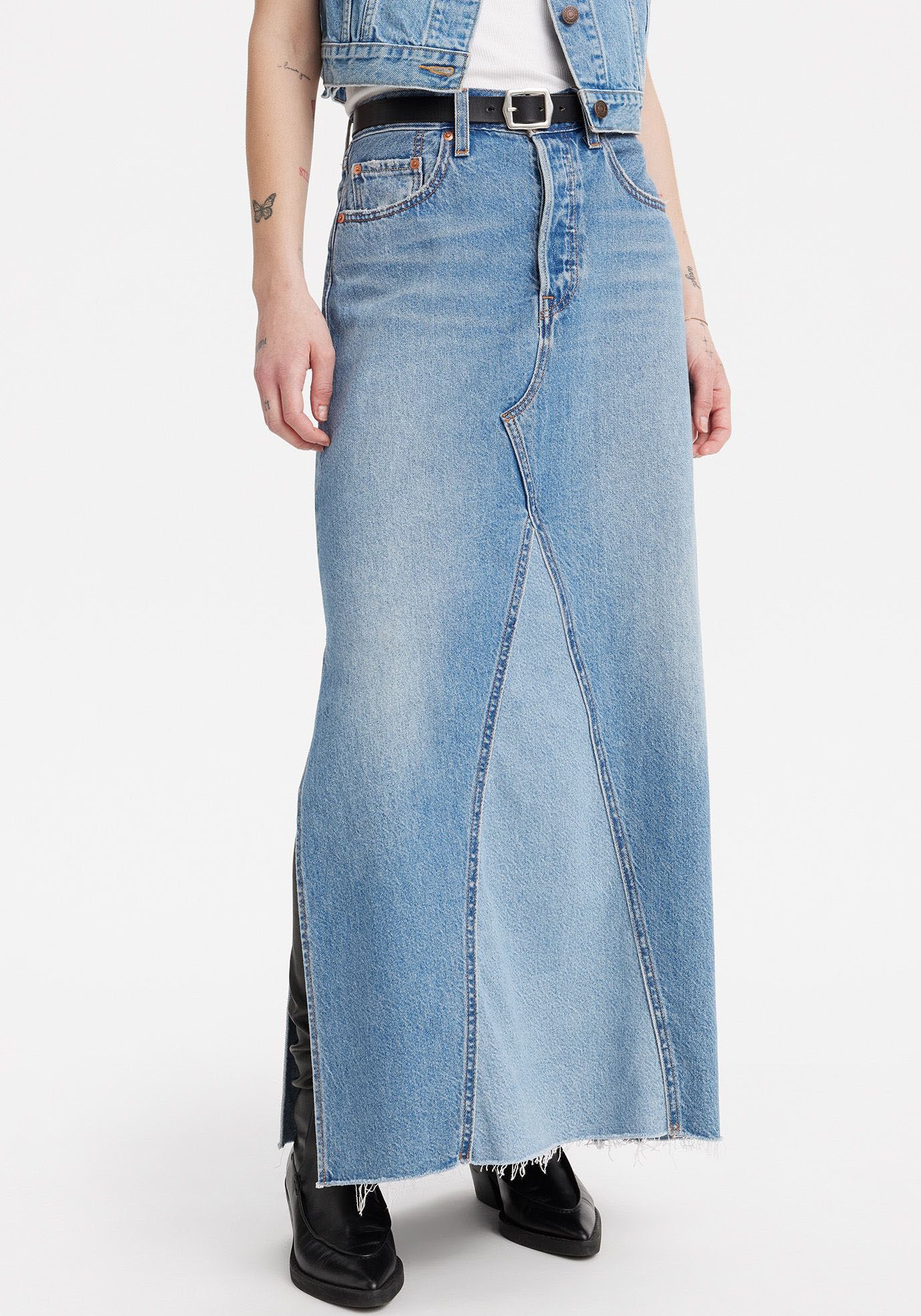 Levis Jeansrock "ICONIC LONG SKIRT", im Five-Pocket Style