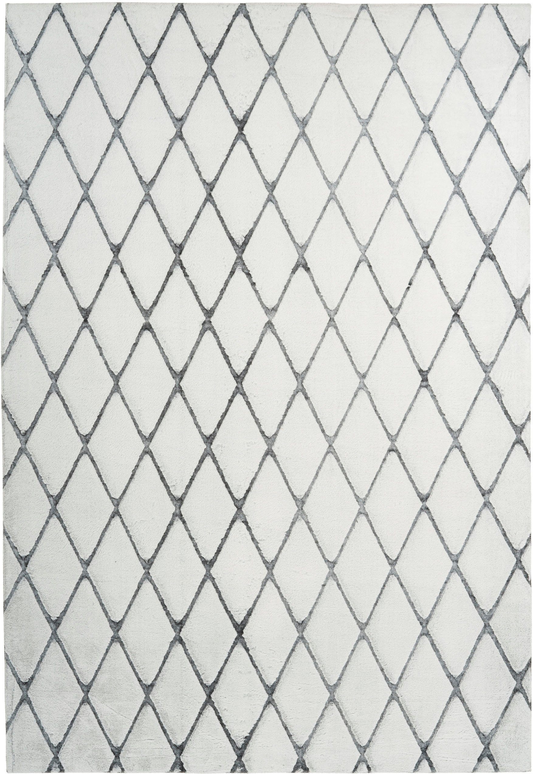 my home Teppich "Tilana" rechteckig 20 mm Höhe retro, Wohnzimmer günstig online kaufen