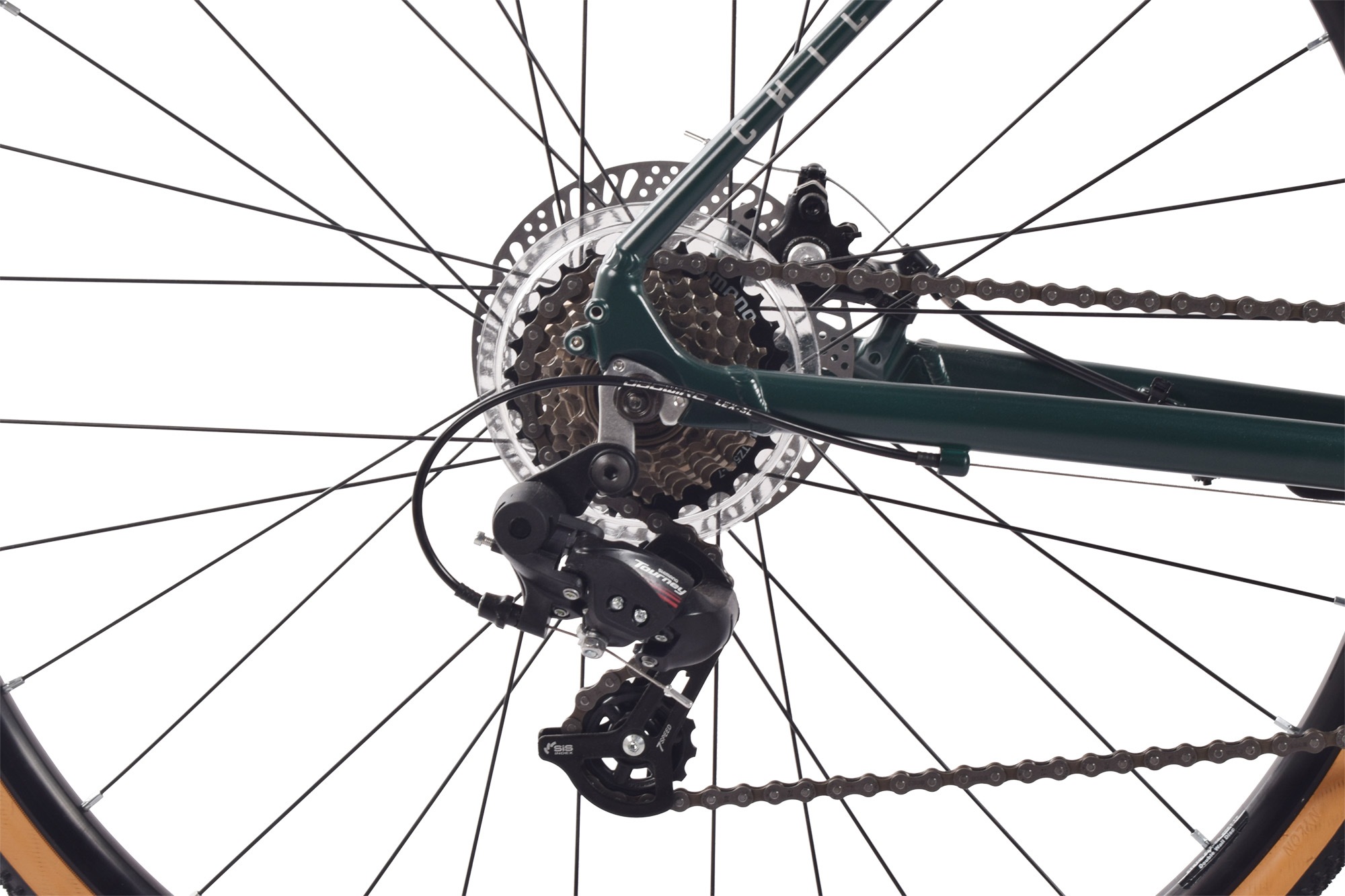 CHILLIZ Gravelbike »GL.01« 14 Gang Shimano Tourney Schaltwerk Kettenschaltung