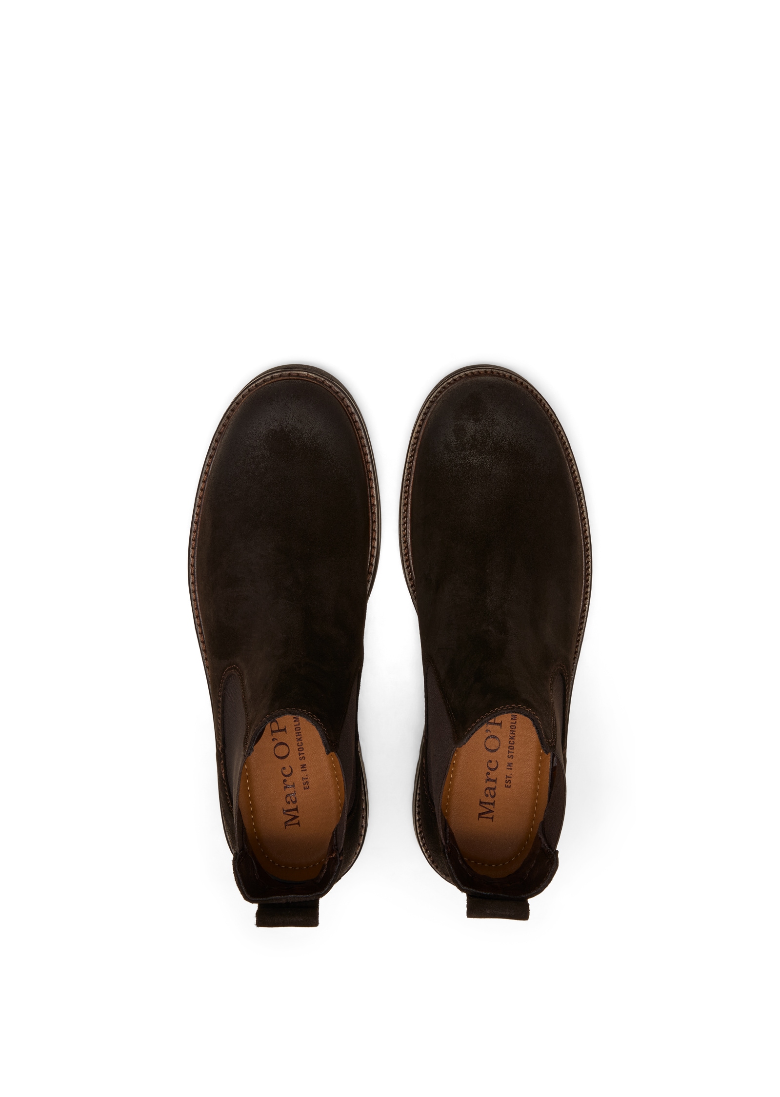 Marc O'Polo Chelseaboots »aus geöltem Veloursleder«