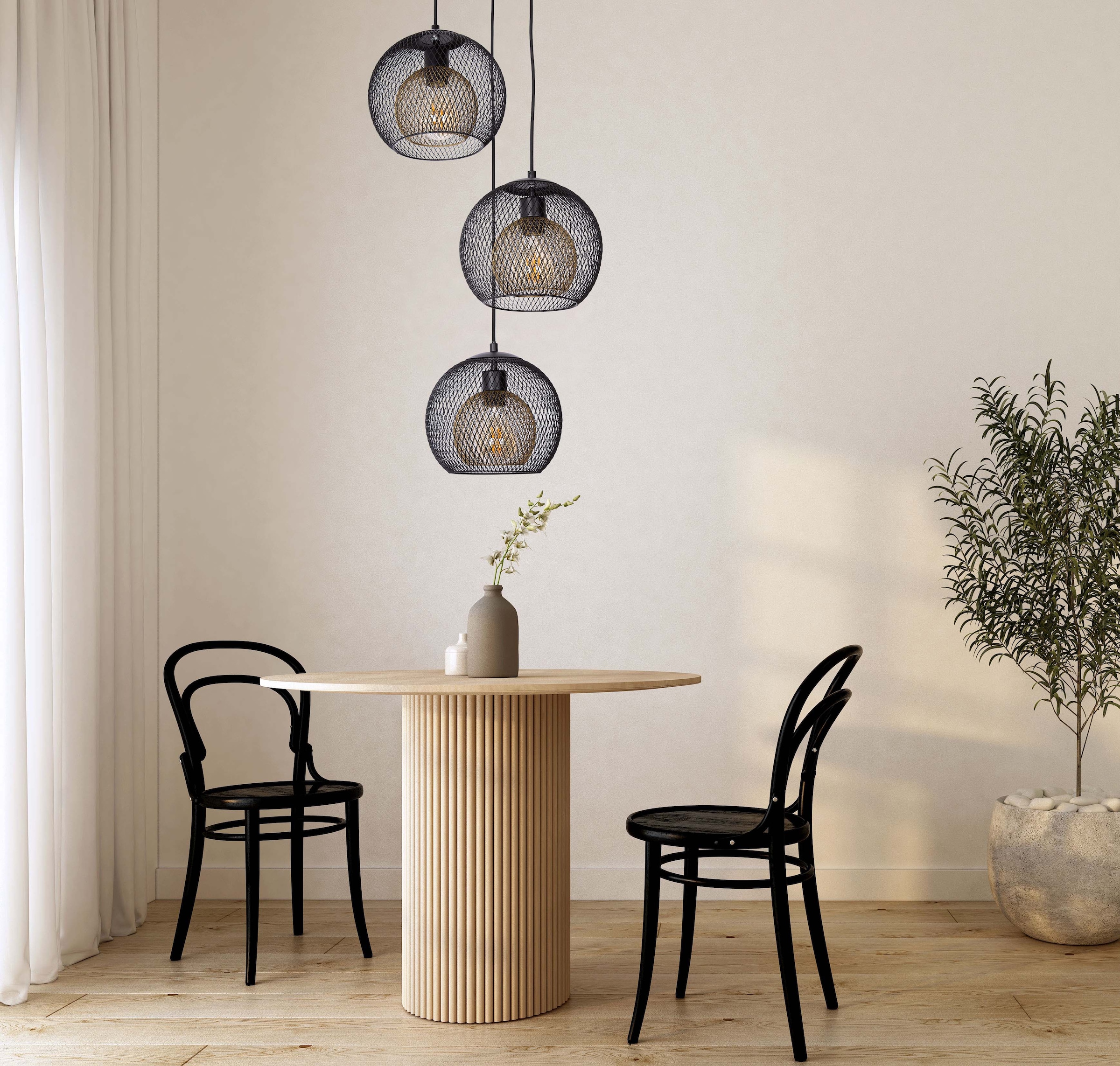 NOWA Hängeleuchte »SELINA« E27 1 Stk. Hängelampe Esszimmer-Leuchte Esstischleuchte Wohnzimmer