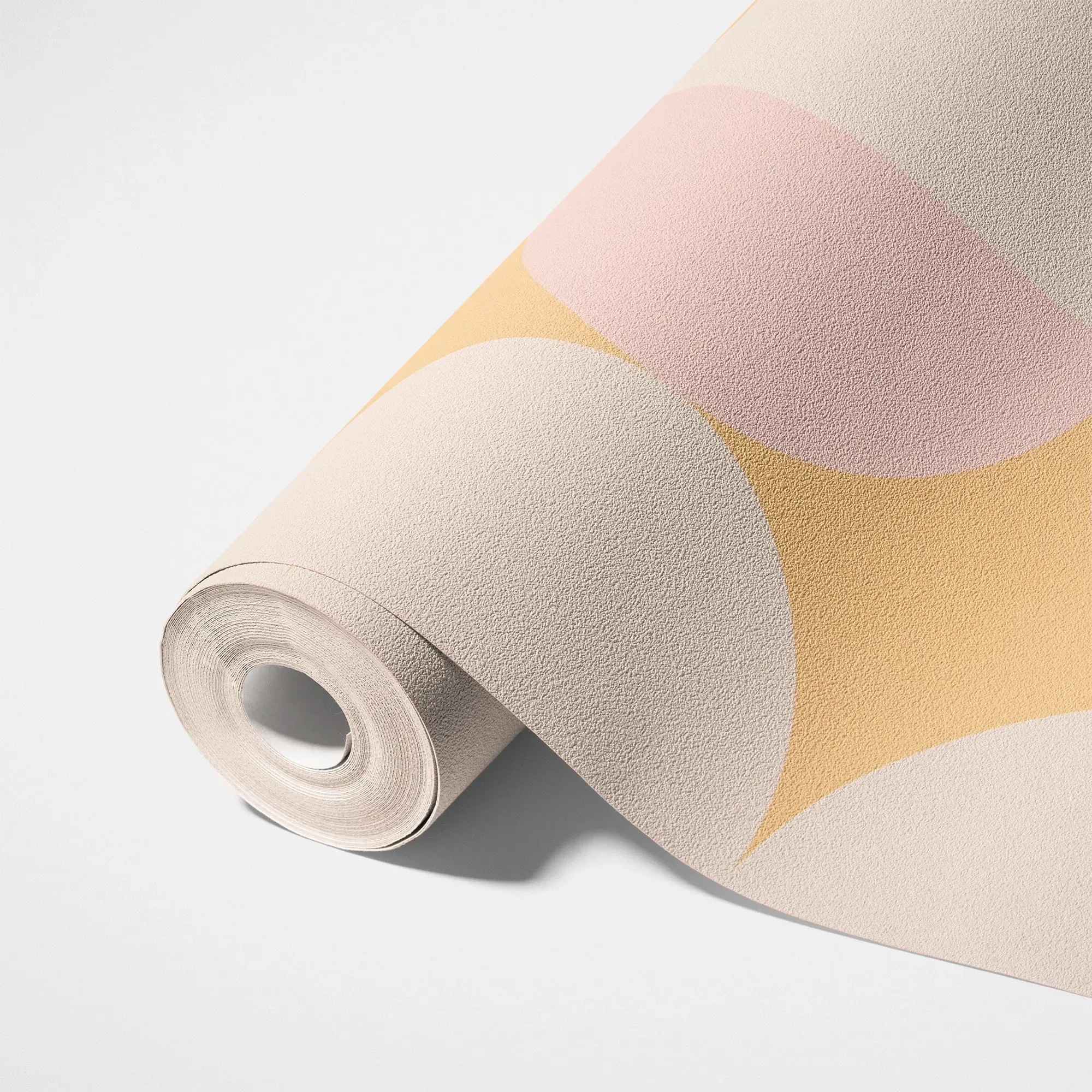A.S. Création Vliestapete »Retro Geo Kreise« 3D-Optik leicht strukturiert Vliestapete Retro geometrisch Kreise, versch. Farben