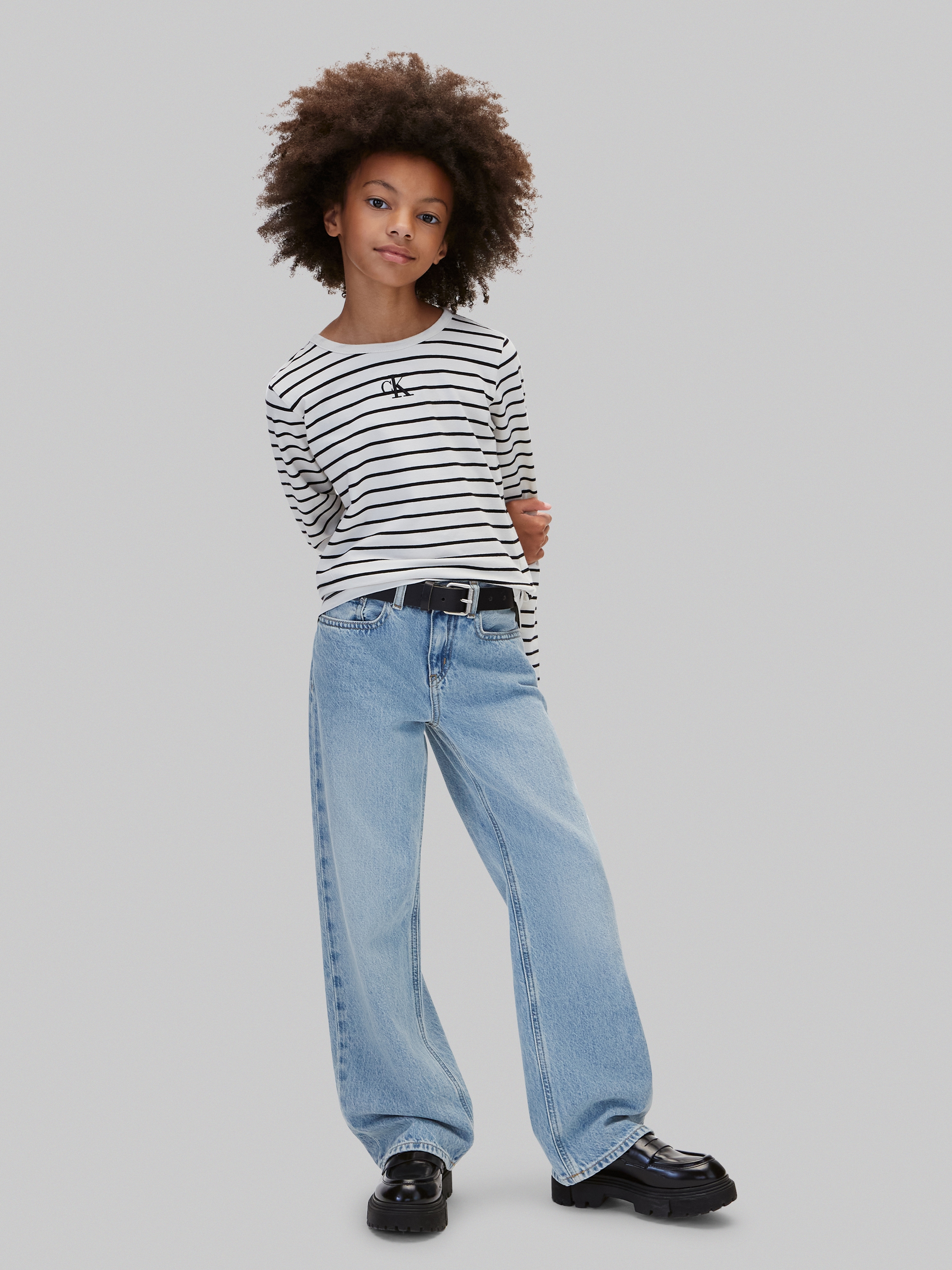 Calvin Klein Langarmshirt »CK STRIPE LS T-SHIRT« Regular fit mit Streifenmuster
