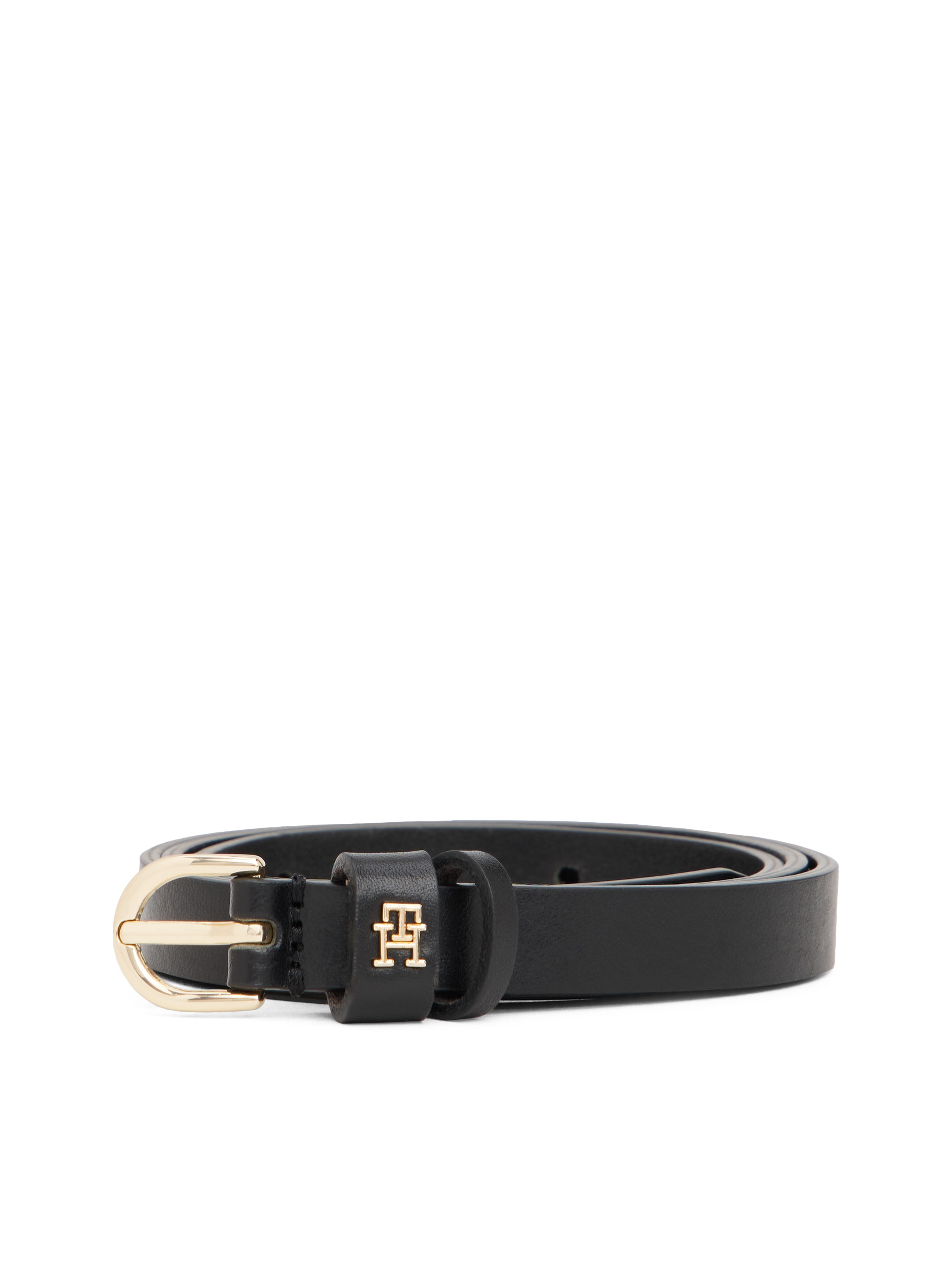 Tommy Hilfiger Ledergürtel »ESSENTIAL EFFORTLESS GOLD«, 1,5 cm breit, ovale Einfachdornschließe, Damengürtel